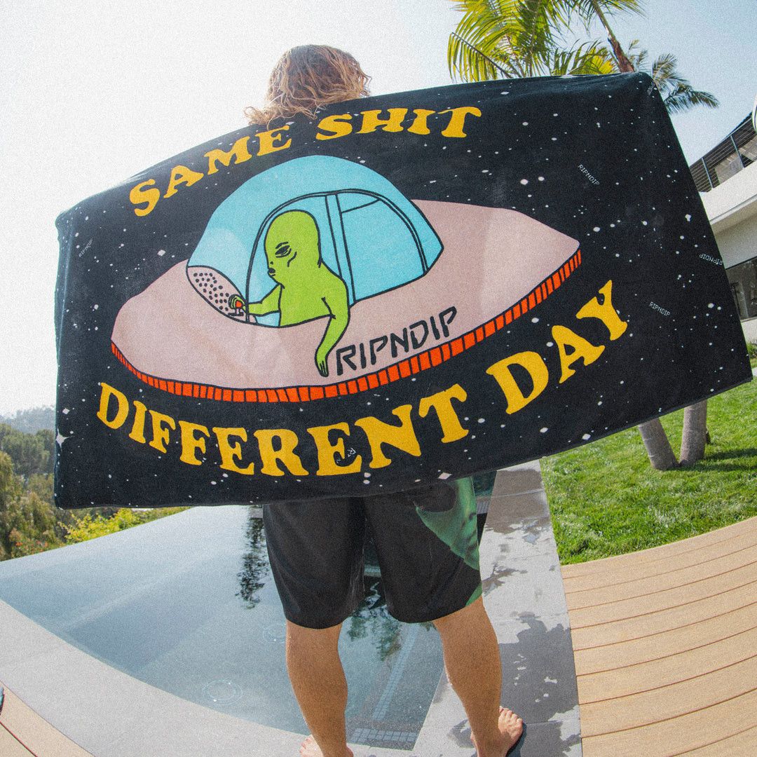 RIPNDIP RIP N DIP Same Shit Beach Towel NEW Size ONE SIZE - 1 Thumbnail
