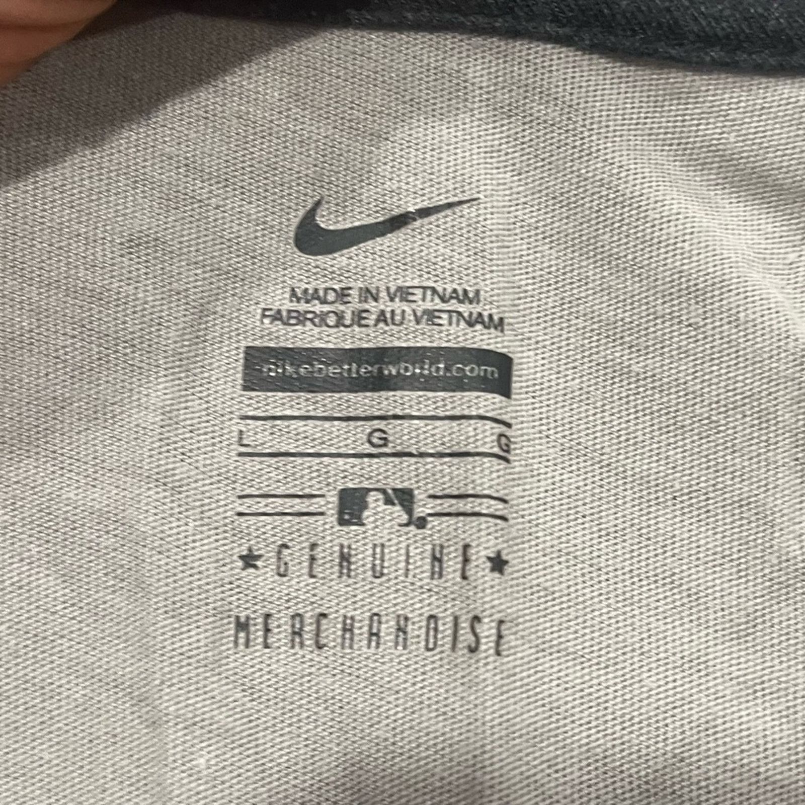 Nike Nike San Francisco Giants SF Short Sleeves Tee V-Neck Size L Size L / US 10 / IT 46 - 3 Thumbnail
