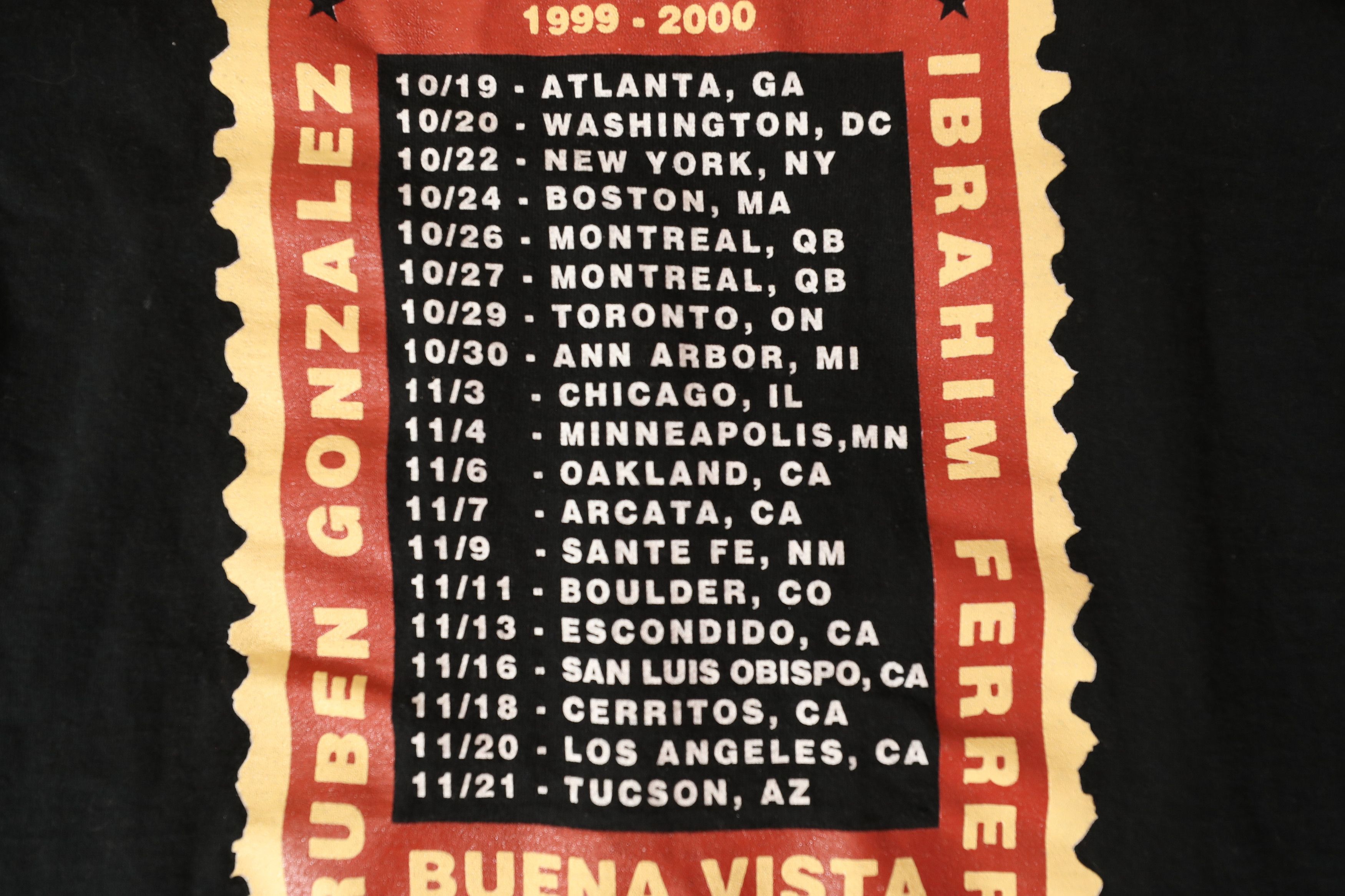 Band Tees × Fruit Of The Loom × Vintage Buena Vista Social Club 1999-2000 NA Tour Tee (M) Size US L / EU 52-54 / 3 - 12 Thumbnail