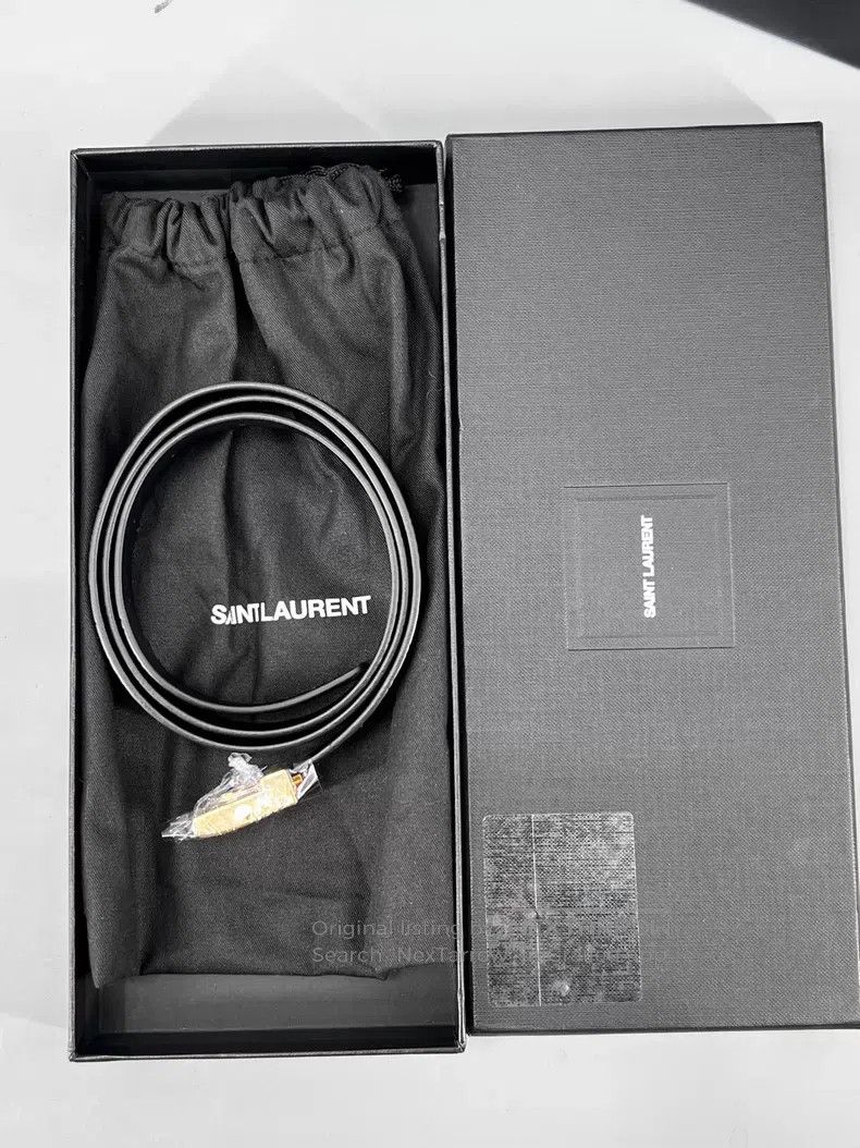 Saint Laurent Paris Saint Laurent Paris Belt i Size ONE SIZE - 5 Thumbnail