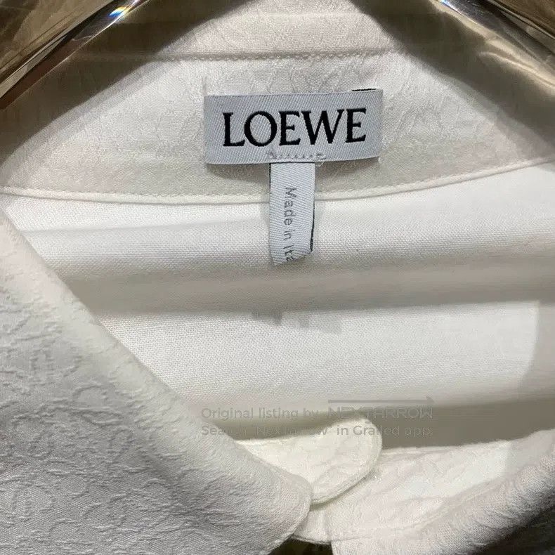 Loewe Loewe Dark Pattern Full Print Long Sleeve Shirt Size S / US 4 / IT 40 - 2 Thumbnail
