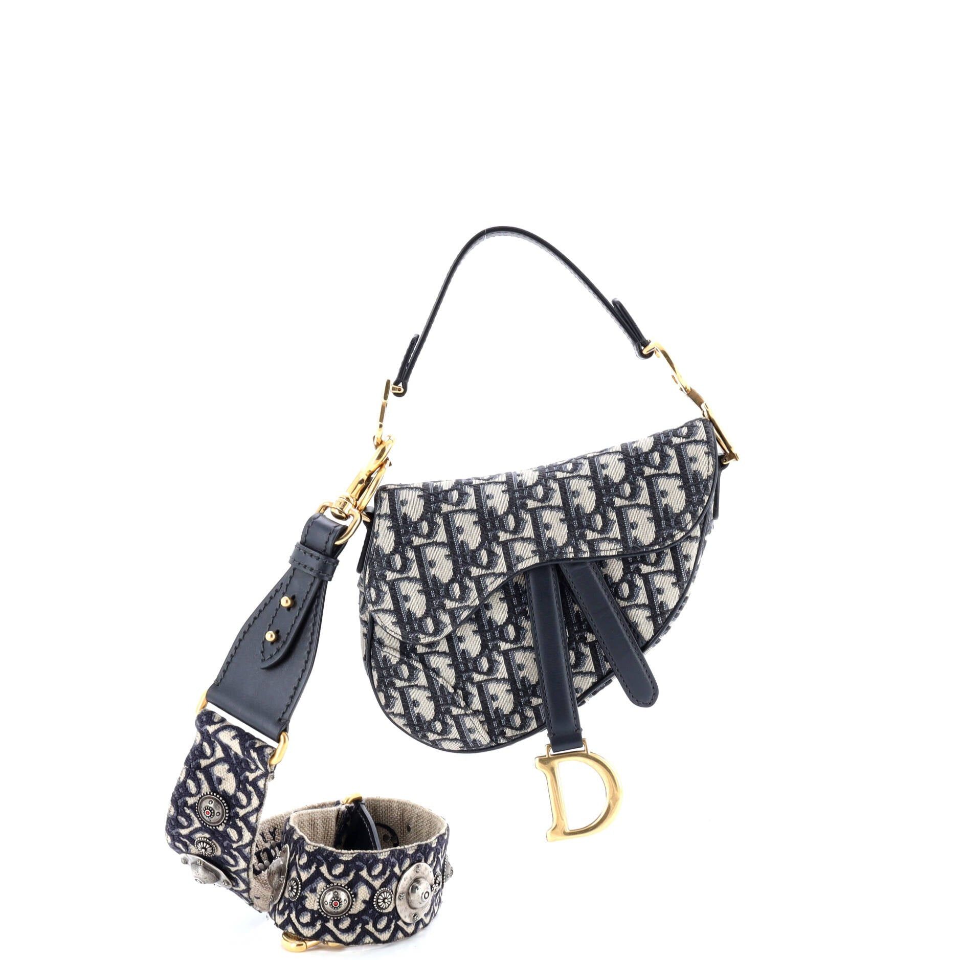 Saddle Handbag with Strap