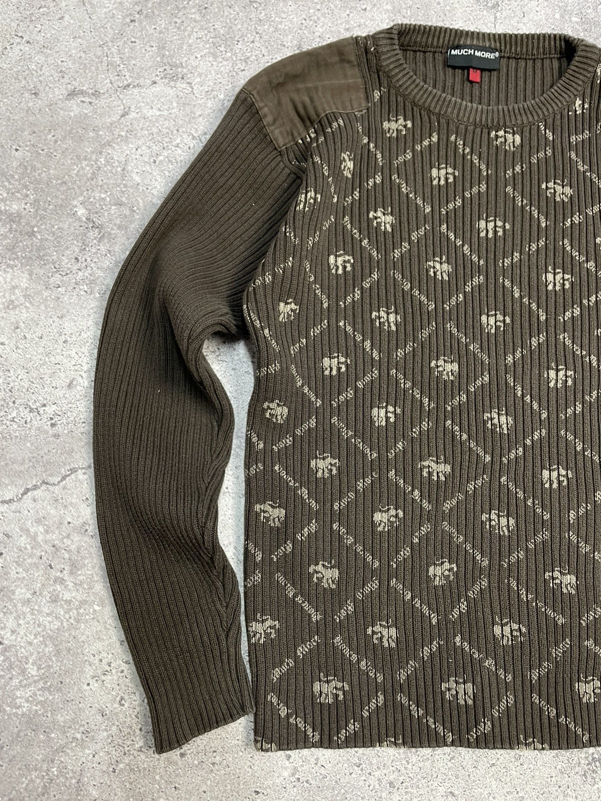 Vintage Vintage Diesel Style striped Sweater Faded Efect 00s knit Size US M / EU 48-50 / 2 - 3 Thumbnail