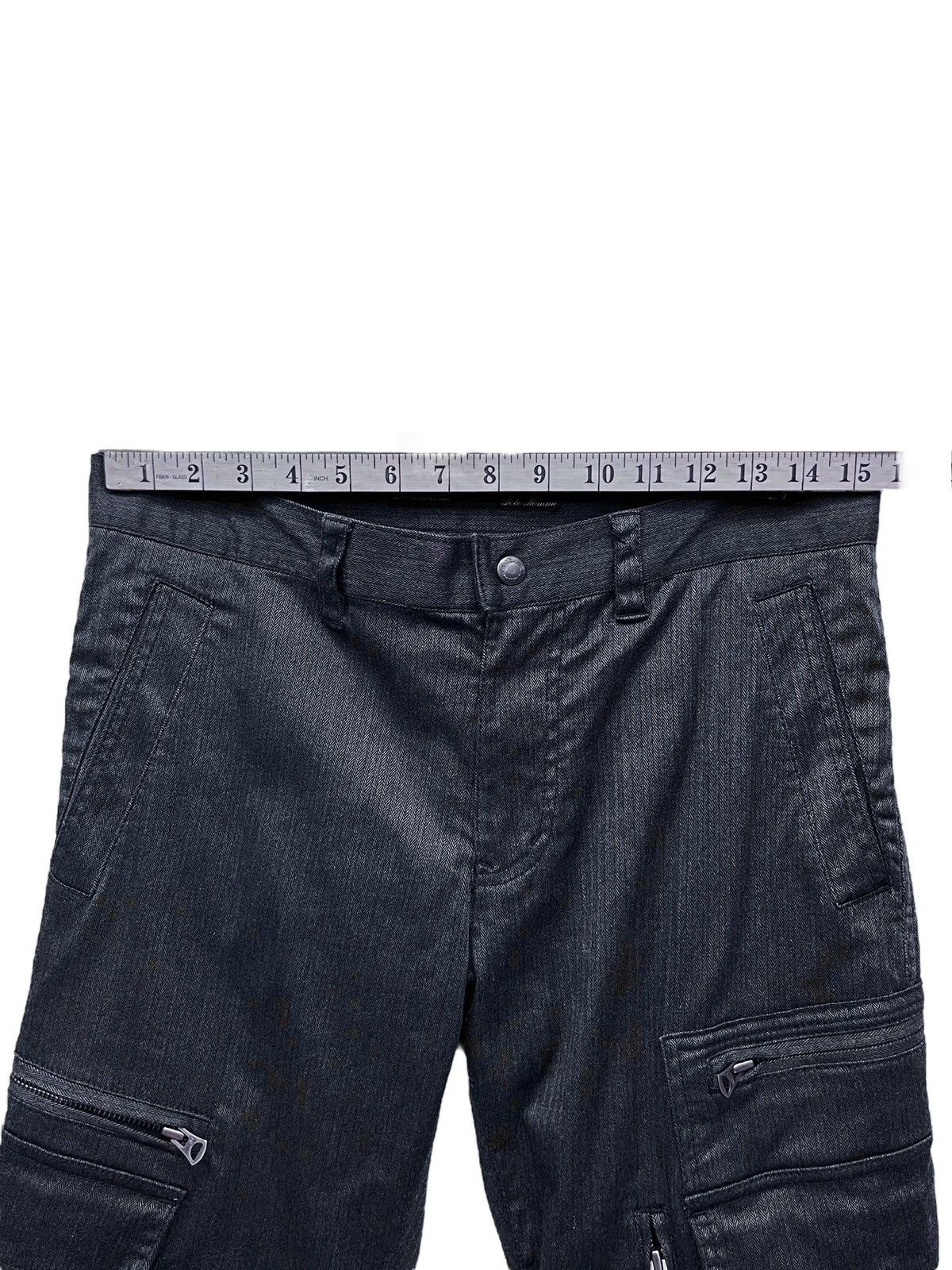 Tete Homme FYE🔥 90’s TETE HOMME Multipocket Bondage Flare Cargo Size US 30 / EU 46 - 20 Thumbnail