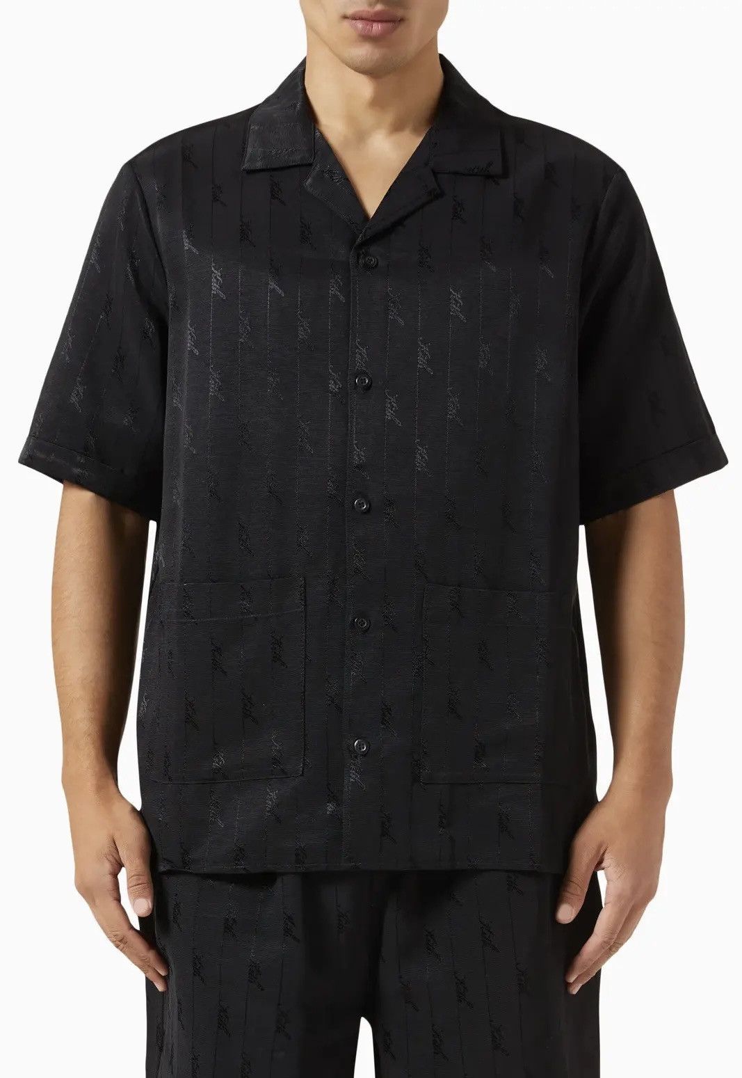 Kith Kith Jacquard Faille Reade Shirt - Black Size US S / EU 44-46 / 1 - 2 Thumbnail