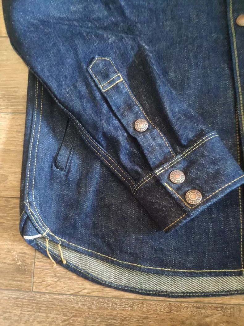 Iron Heart Iron Heart Heavy 18oz denim workwear shirt Size US XXL / EU 58 / 5 - 5 Thumbnail