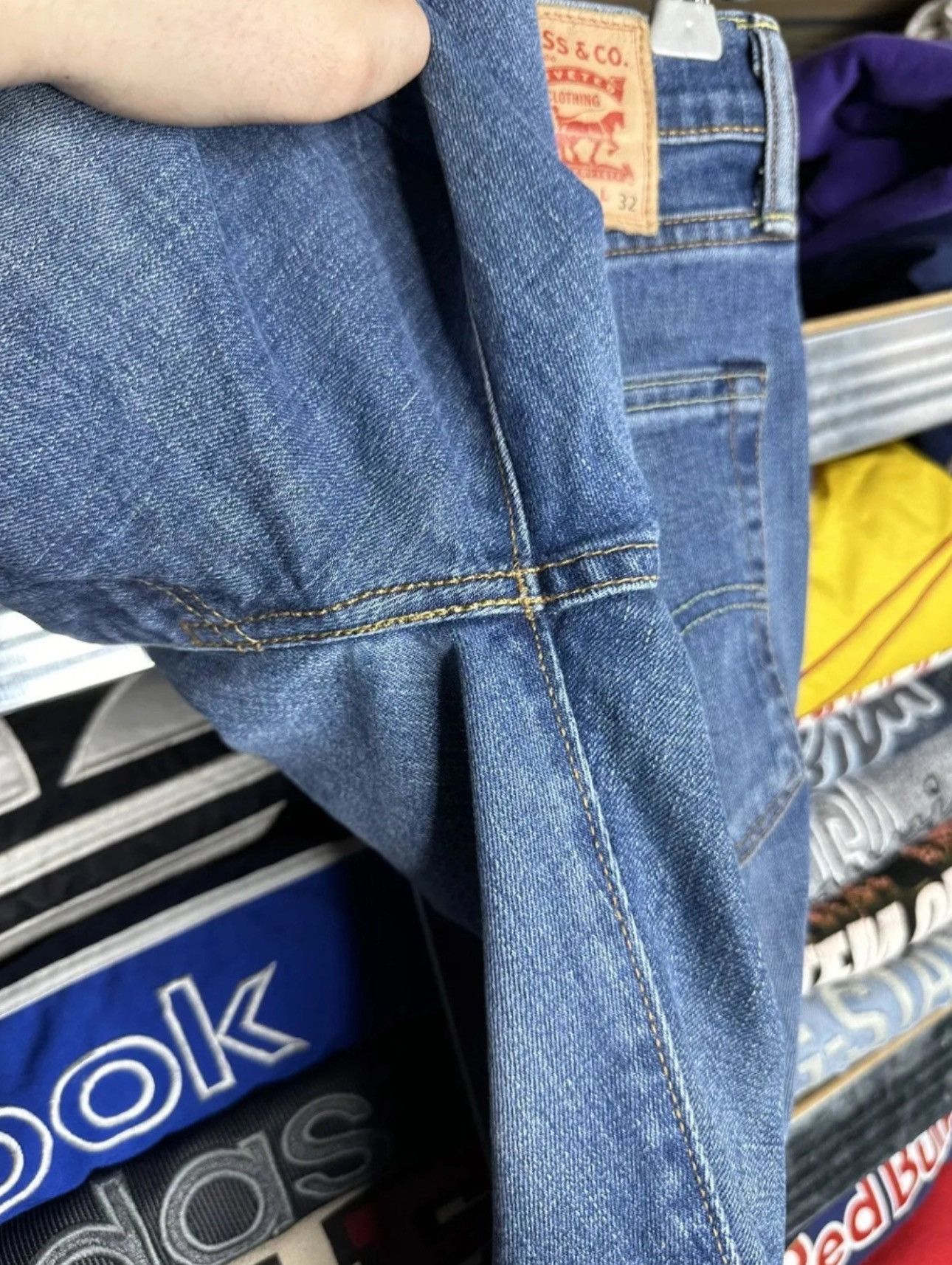 Levi's Levi’s 504 Regular Straight Jeans W32 L32 - Medium Wash Size US 32 / EU 48 - 9 Thumbnail