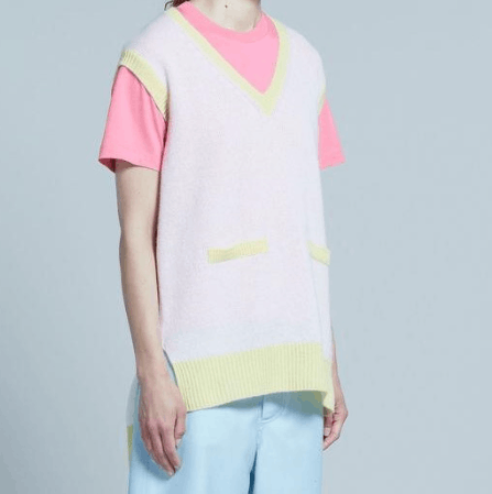 Marni o1srvl11e0624 Crewneck in Pink/Yellow Size M / US 6-8 / IT 42-44 - 3 Thumbnail