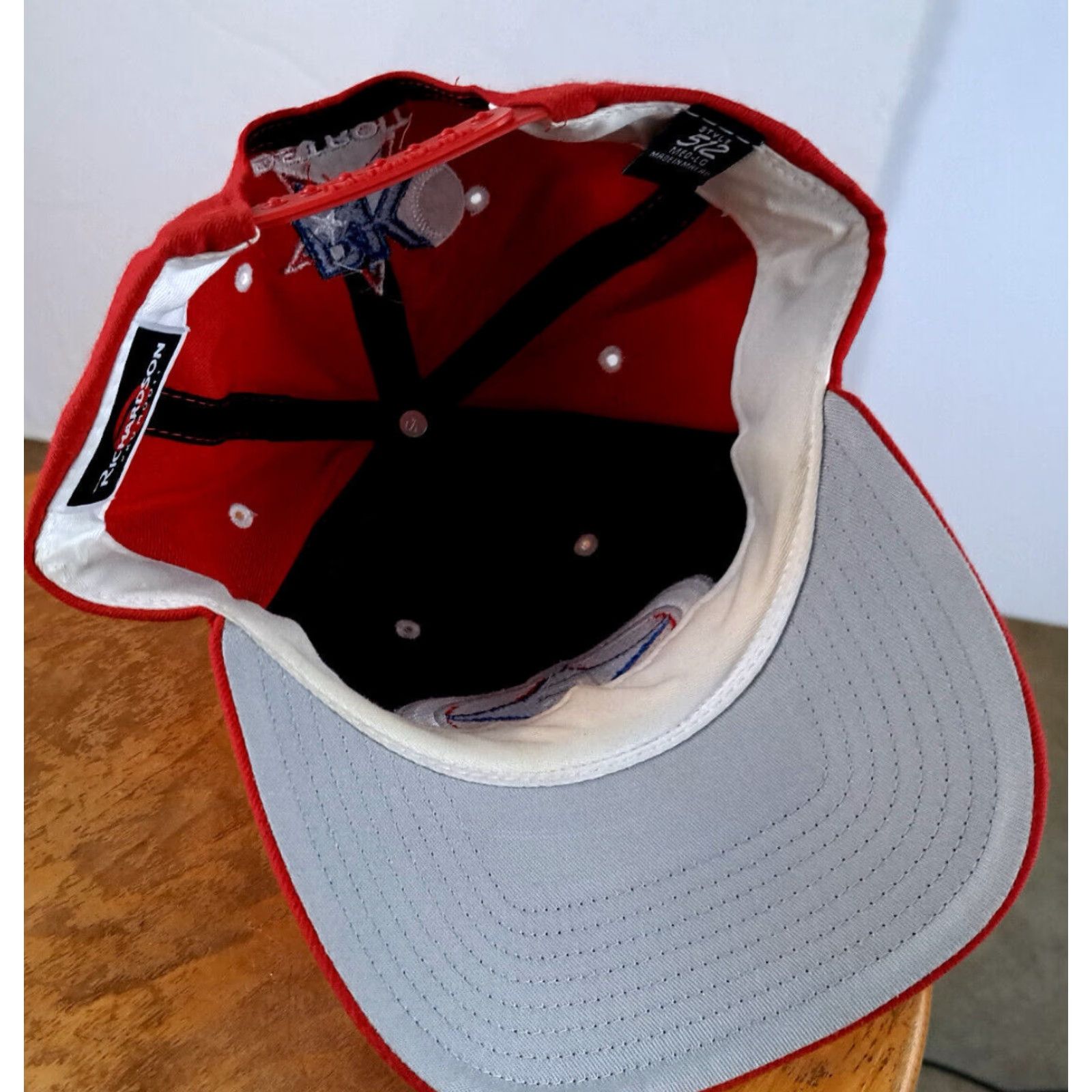 Vintage Richardson Easton Hockey Red Snapback Hat Adjustable Men Cotton Sports Size ONE SIZE - 4 Thumbnail