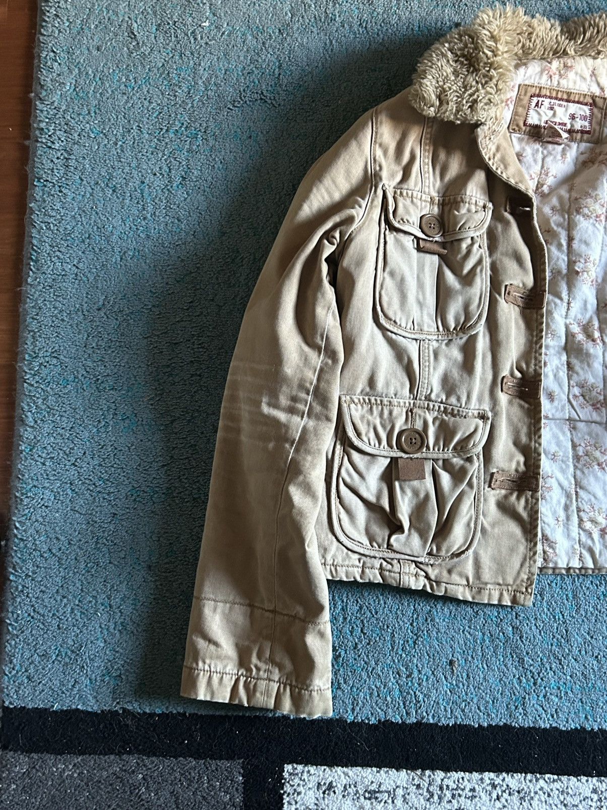 Abercrombie & Fitch quilt lined Abercrombie jacket Size L / US 10 / IT 46 - 2 Thumbnail