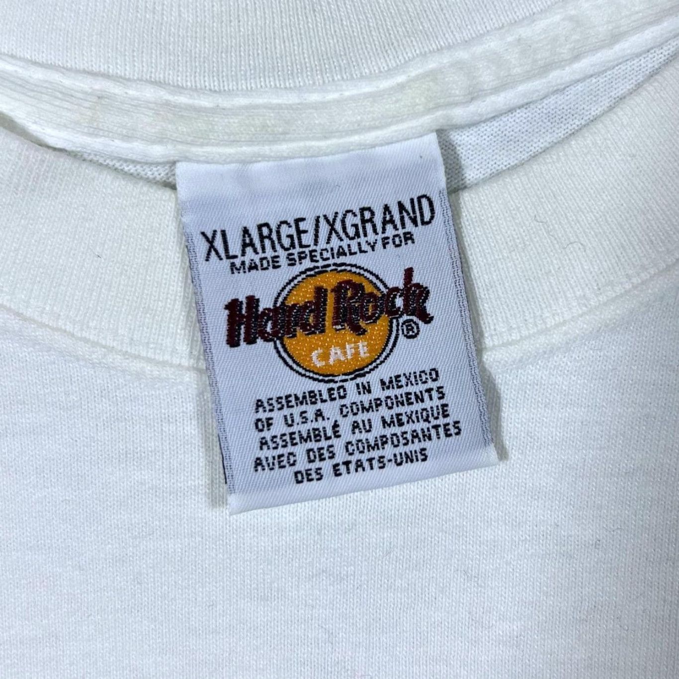 Hard Rock Cafe Vintage Hard Rock Cafe Miami Souvenir Logo Graphic White T-Shirt XL Mens Shirt Short Sleeve Round Neck 1990s OST? Size US XL / EU 56 / 4 - 4 Thumbnail