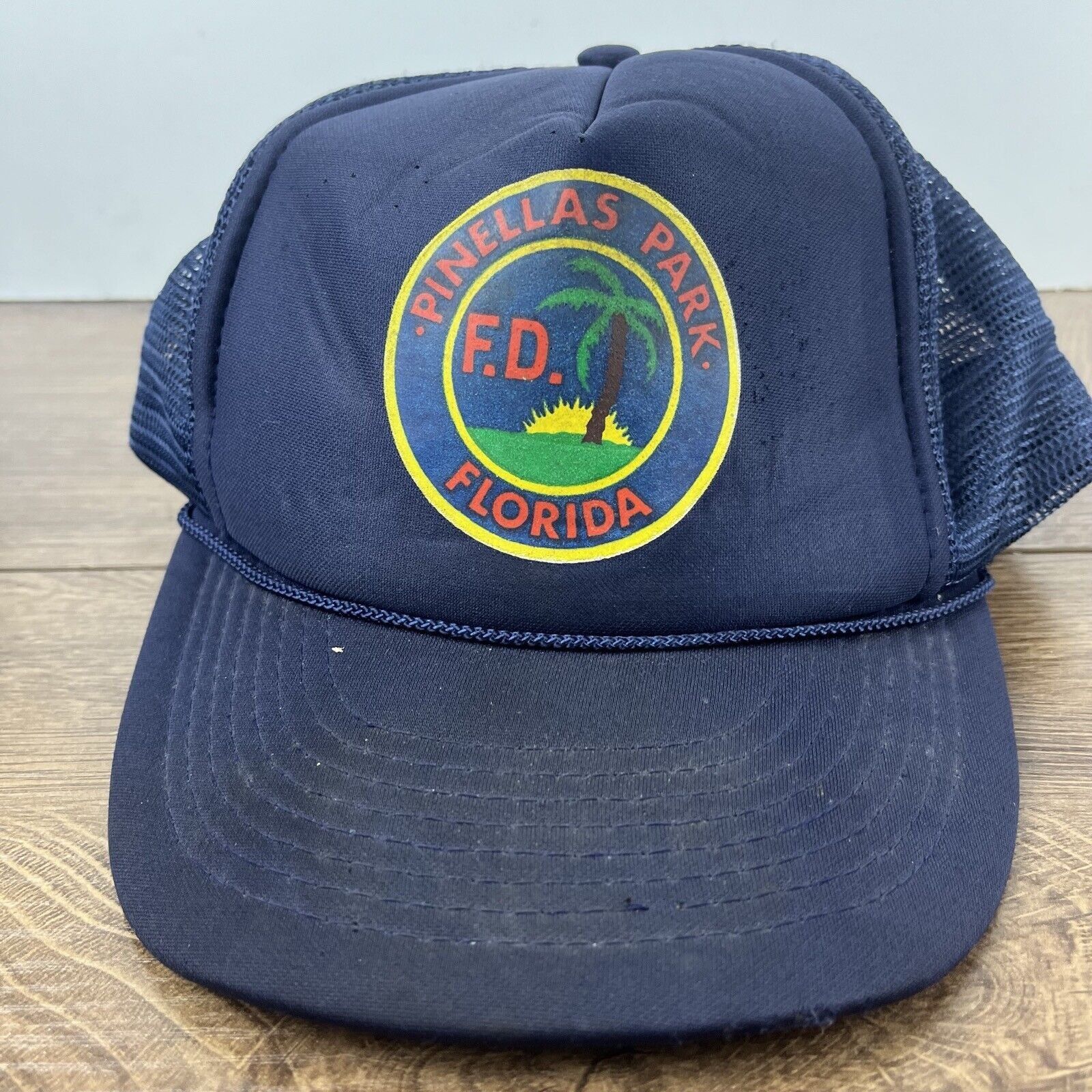 Other Pinellas Park Florida Hat Snapback Hat Blue Adjustable Hat B Size ONE SIZE - 5 Thumbnail
