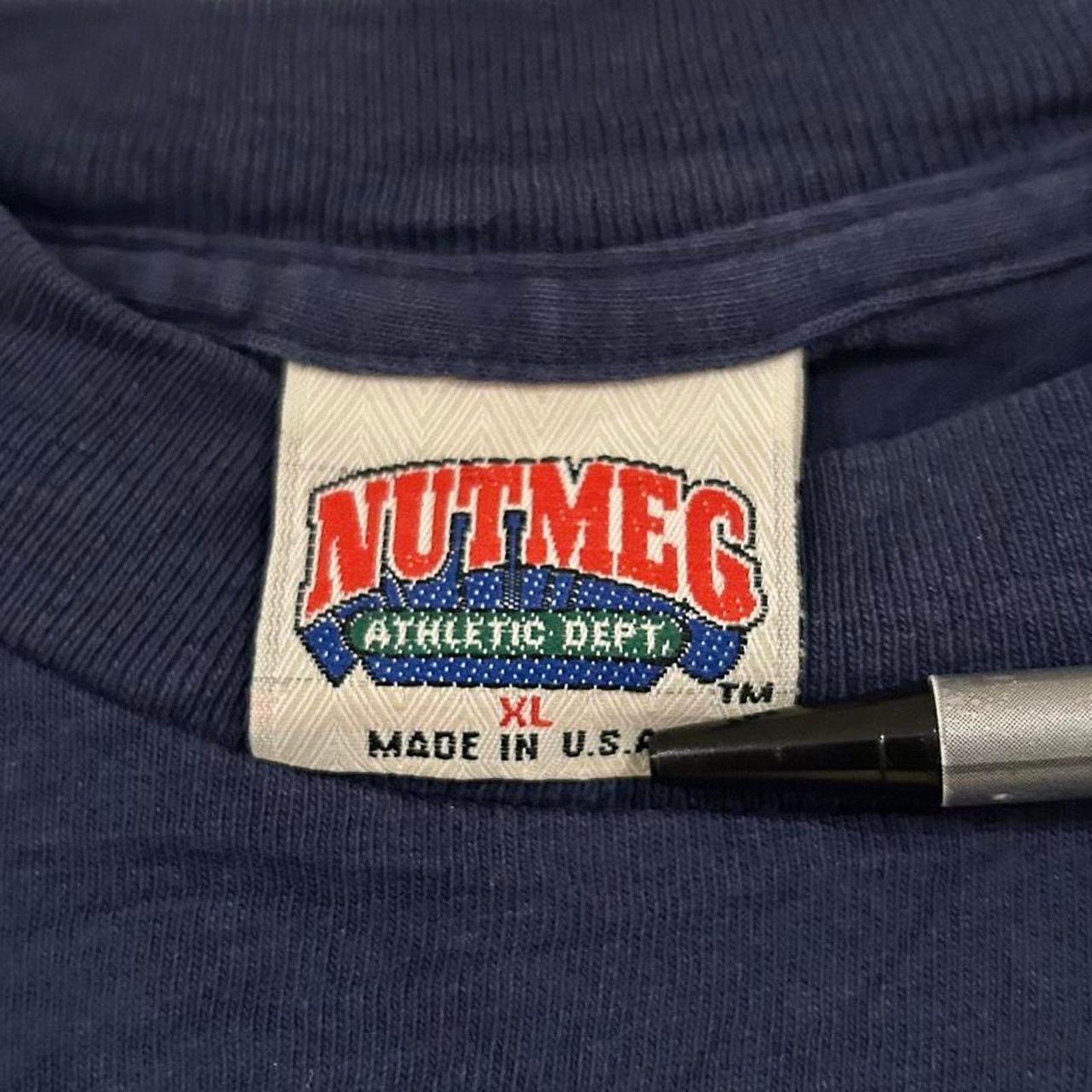 Nutmeg Vintage Nutmeg Chicago Bears Pocket Tee Shirt Size US XL / EU 56 / 4 - 5 Thumbnail