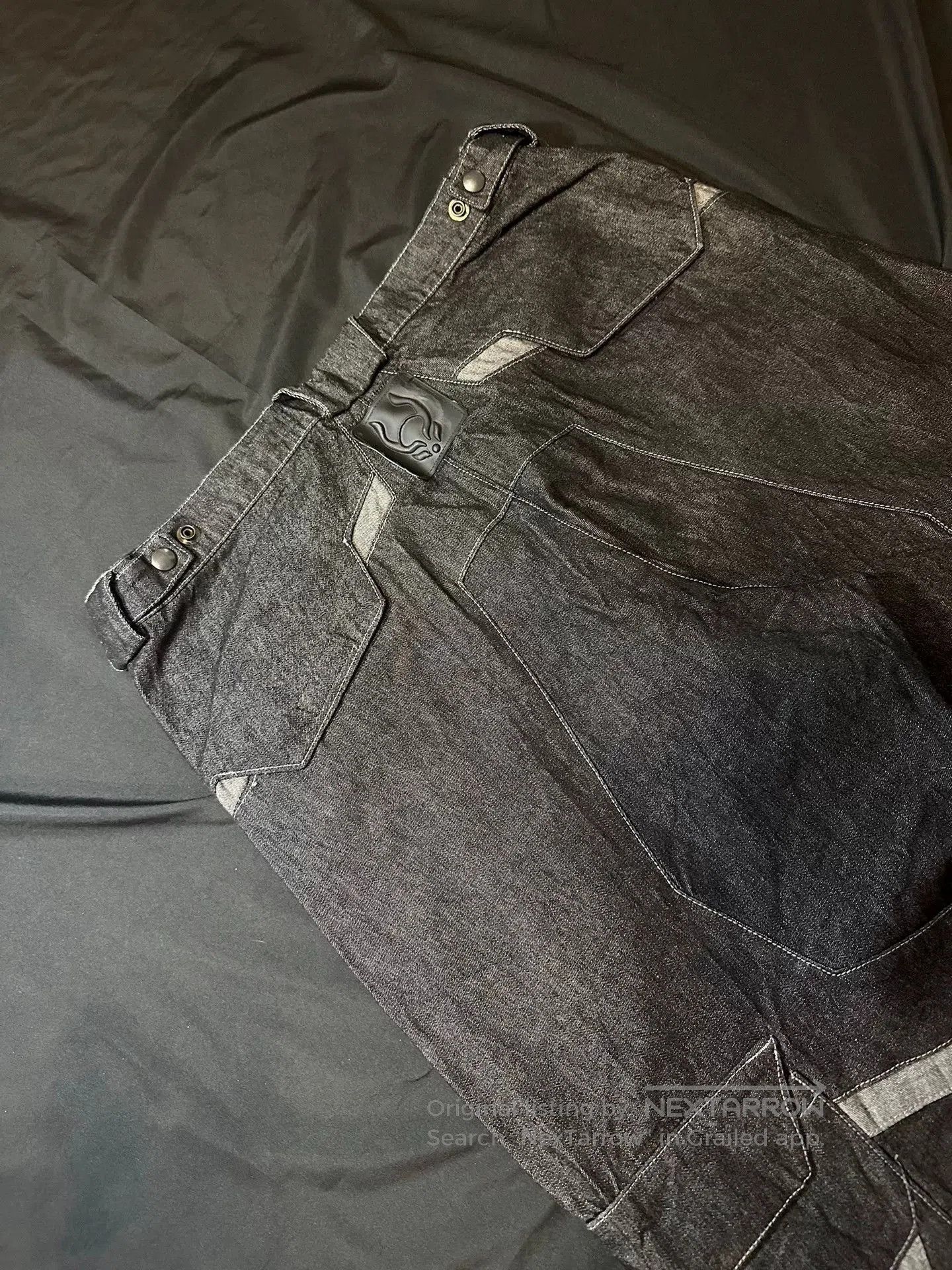Vintage vintage cyberdog baggy cargo denim pants. Size US 26 / EU 42 - 7 Thumbnail