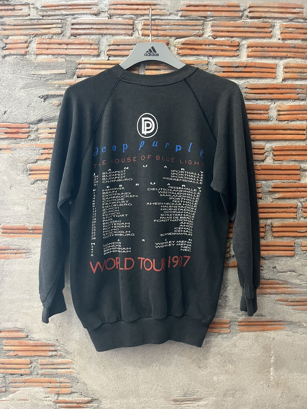 Band Tees Vtg Deep Purple The House Of Blue Light World Tour 1987’s Size US L / EU 52-54 / 3 - 3 Thumbnail