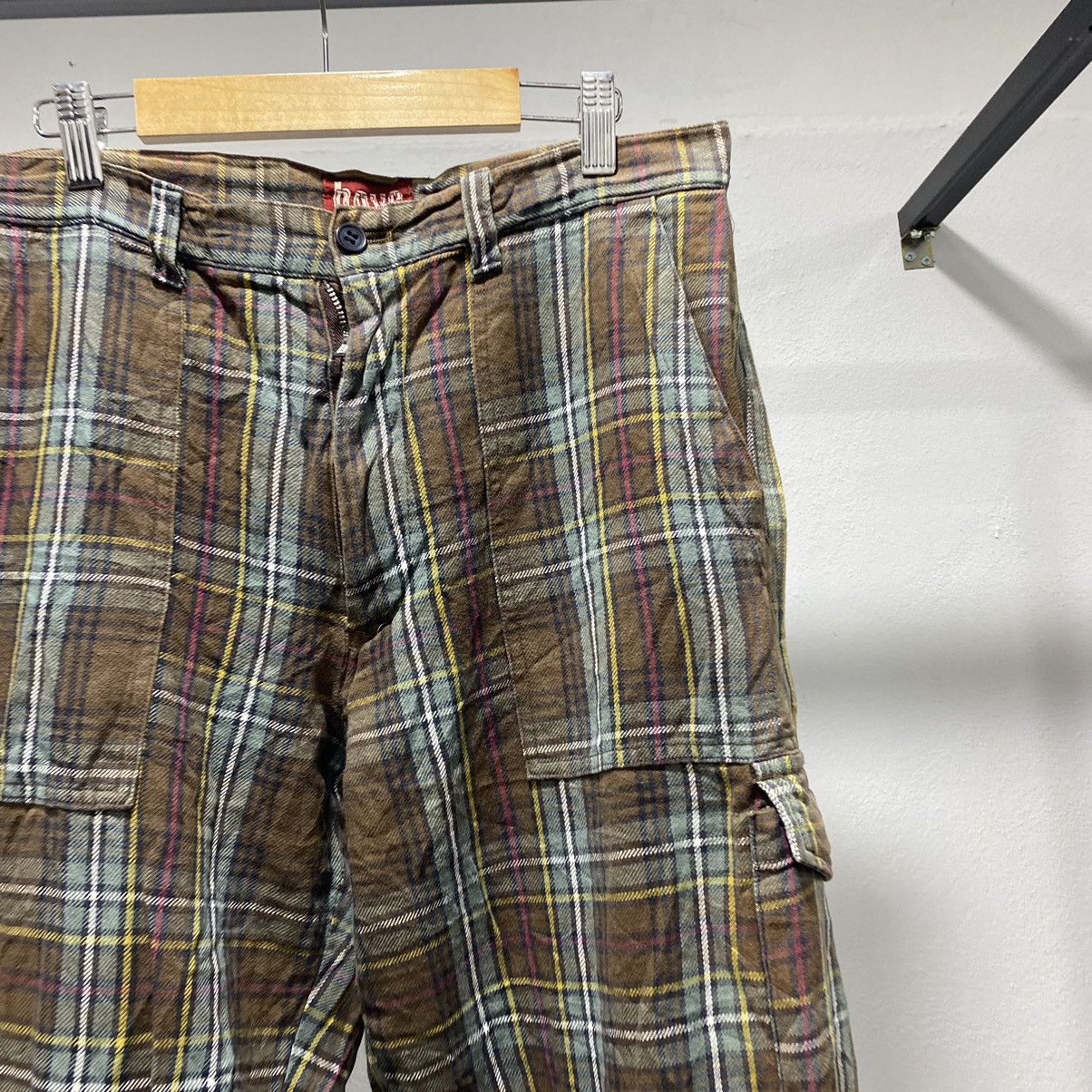 Hysteric Glamour Sick☠️ Batsu Plaid 3q Pants Punk Bondage 90s Hysteric Size US 31 - 4 Thumbnail