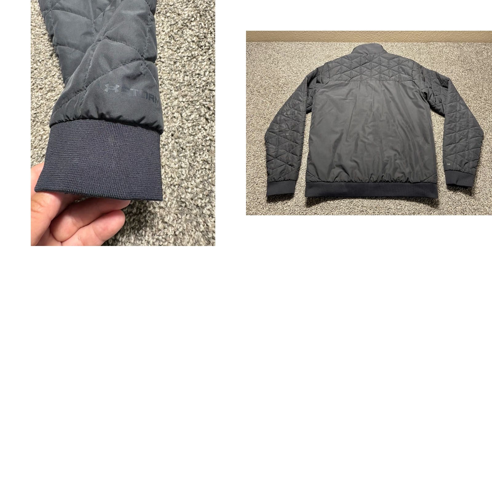 Under Armour Under Armour Puffer Jacket Storm Mens Medium ColdGear Reactor Performance Hybrid Jacket Black Mens Size US M / EU 48-50 / 2 - 9 Thumbnail