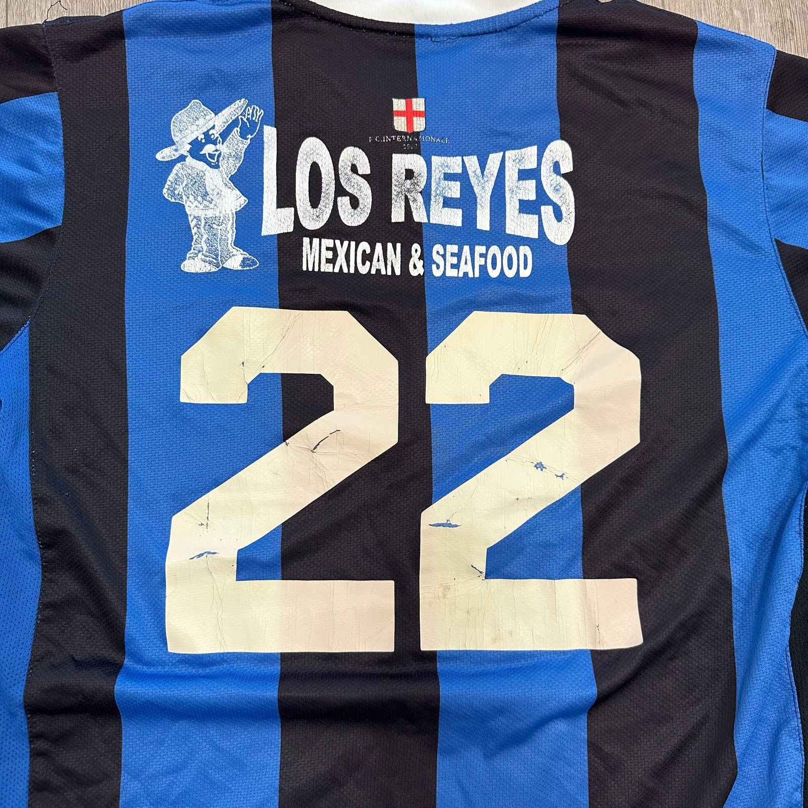 MLB Inter Milan 1997/98 retro home jersey Blue Black Medium M Size US M / EU 48-50 / 2 - 2 Thumbnail
