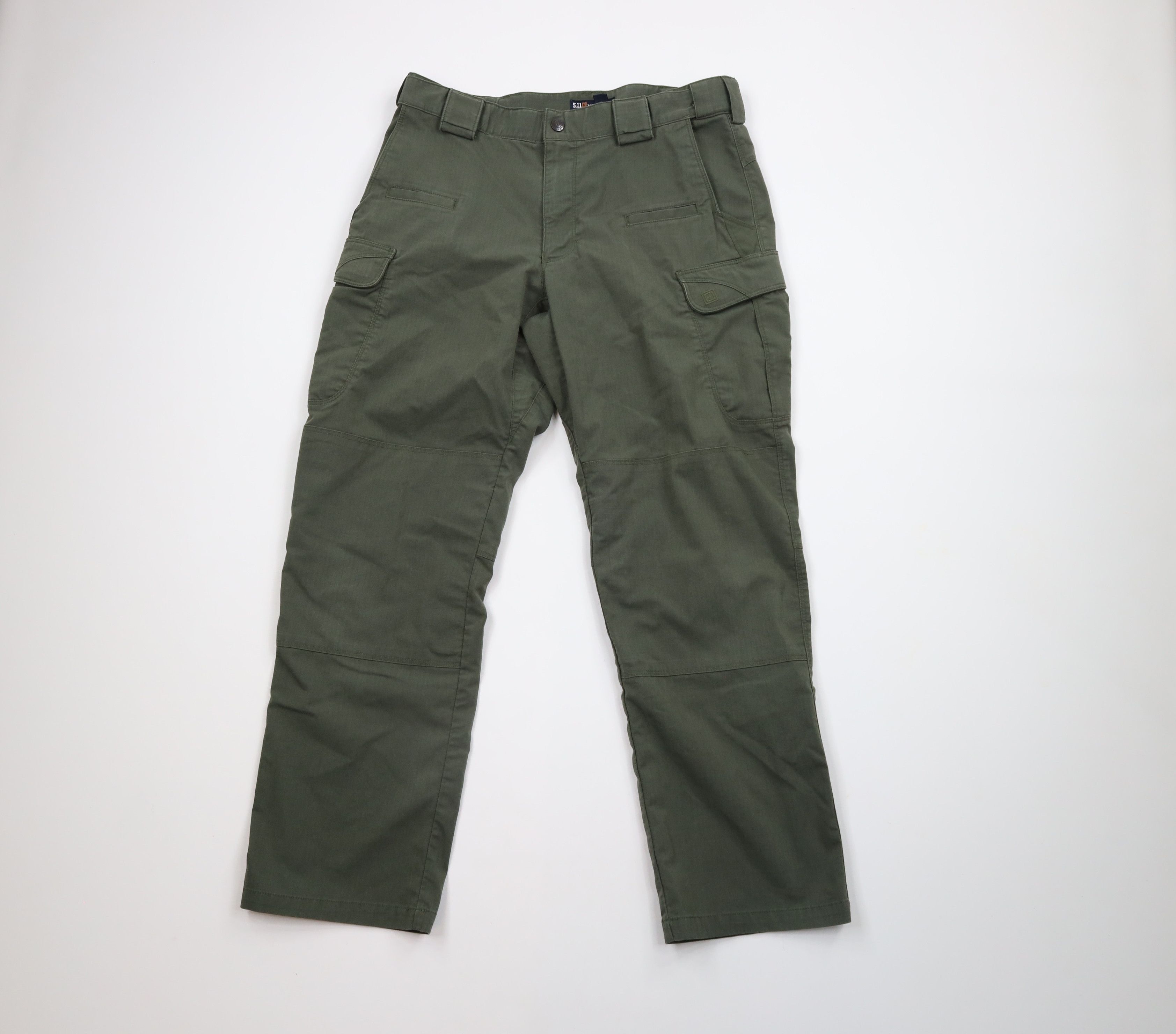 Vintage 5.11 Tactical Series Operator Double Knee Cargo Pants Green Size US 32 / EU 48 - 1 Thumbnail