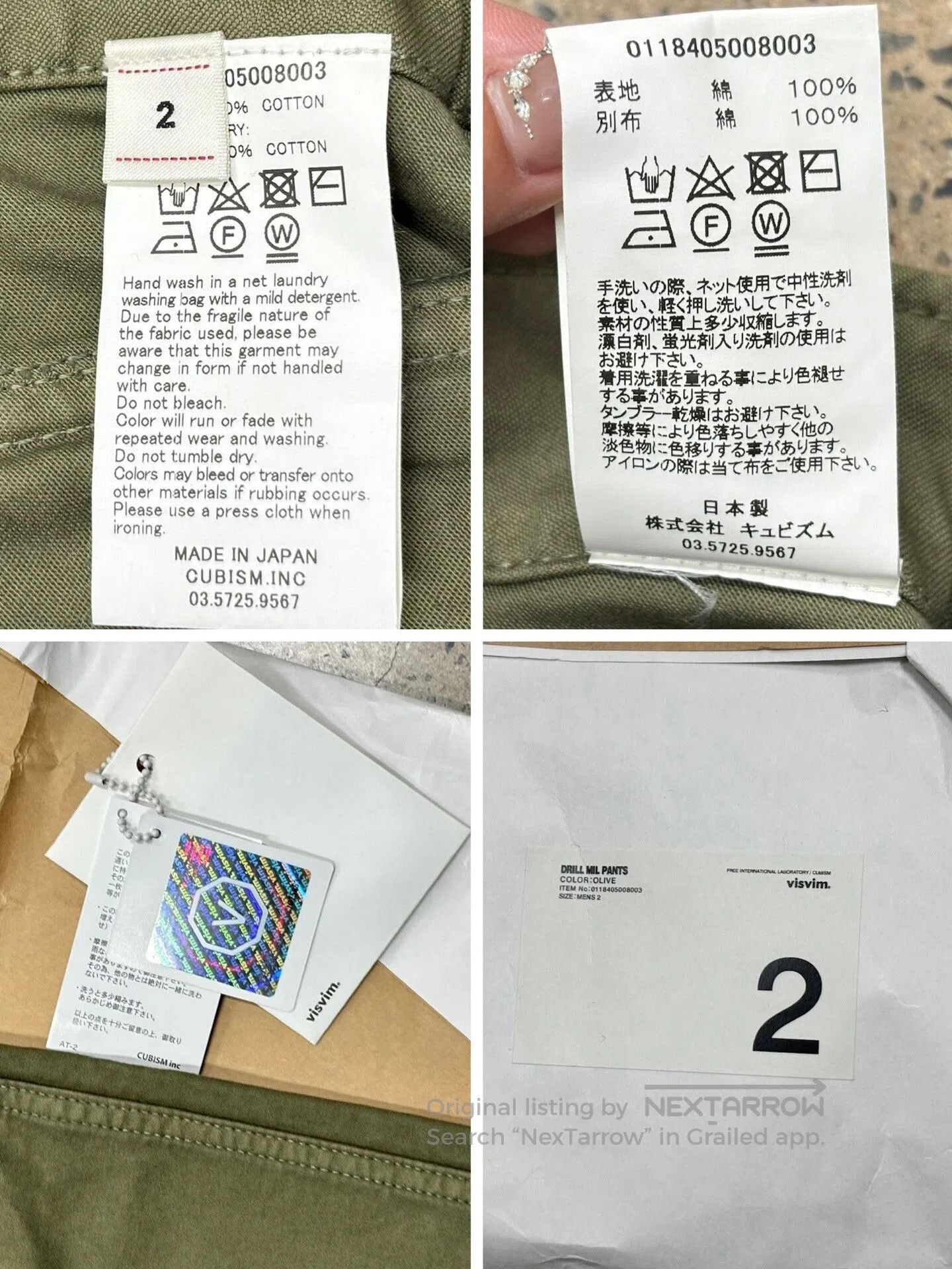 Visvim Visvim Drill Mil Pants Military Style. Size US 28 / EU 44 - 7 Thumbnail