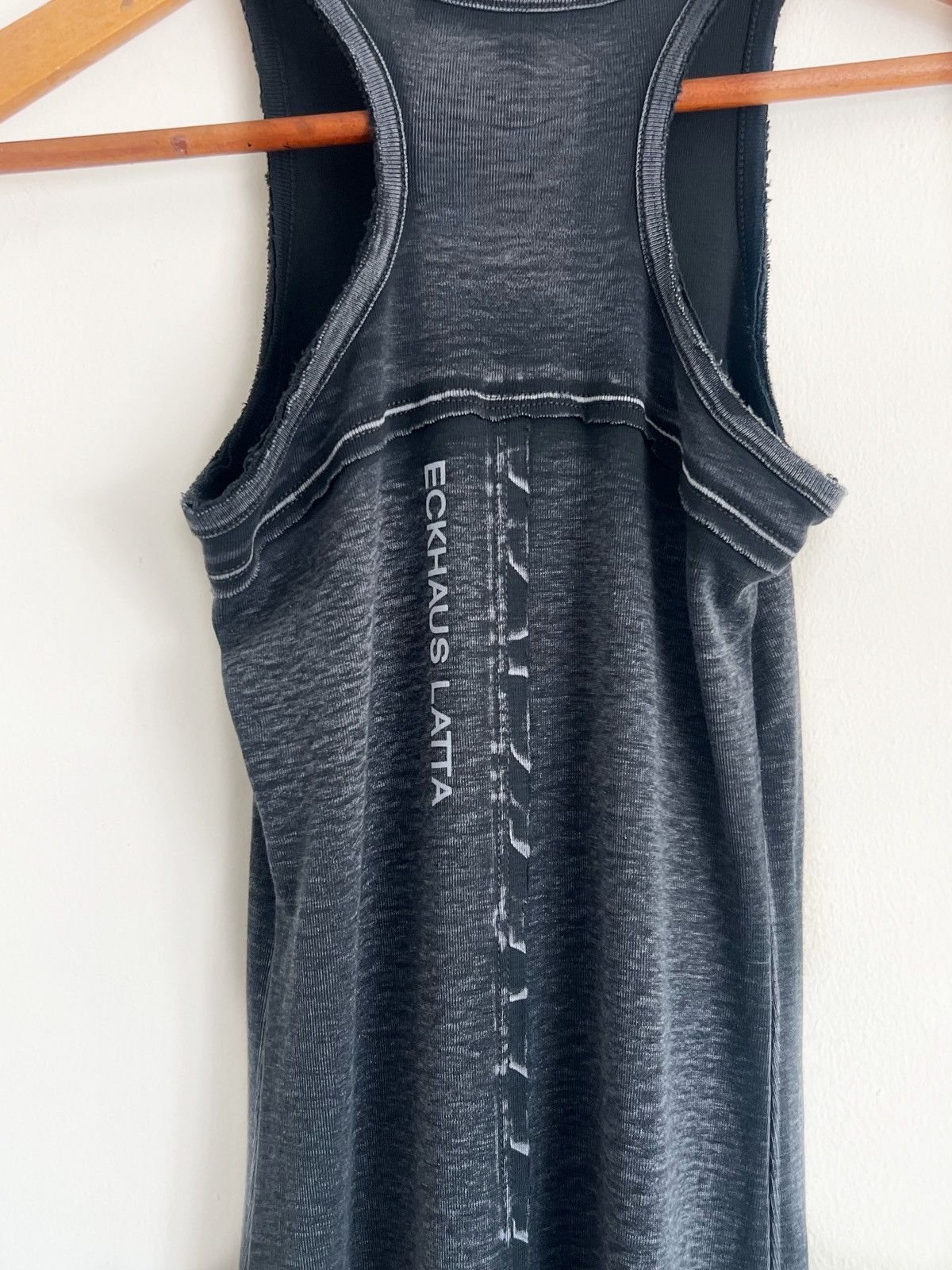 Eckhaus Latta Eckhaus Latta Lapped Mini Dress Charcoal Size M / US 6-8 / IT 42-44 - 5 Thumbnail