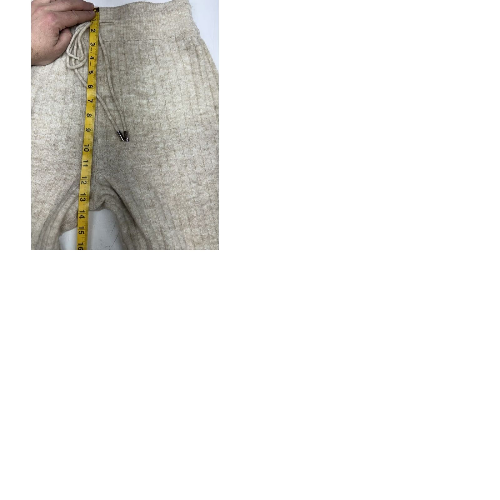 Free People Free People Women's Around The Clock Knit Sweater Pants Set Oatmeal S/M NWT Size S / US 4 / IT 40 - 10 Thumbnail