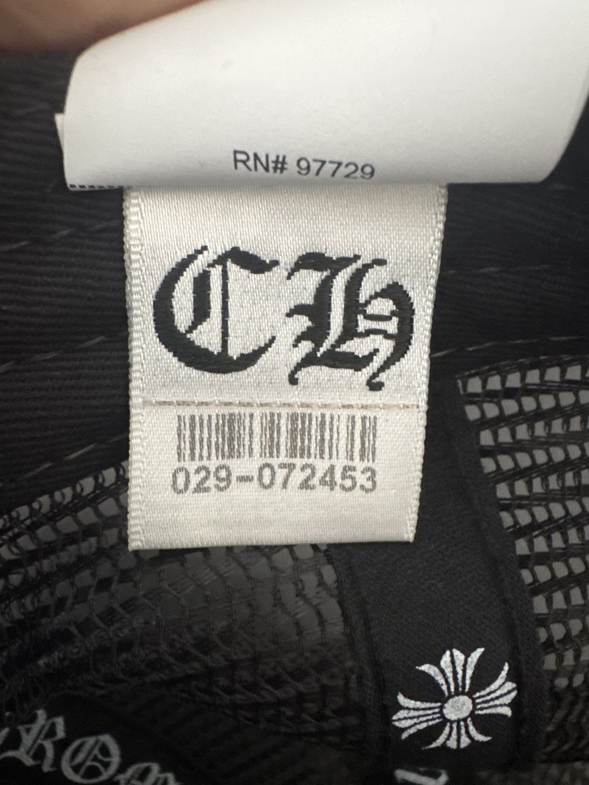 Chrome Hearts Triple Cross Cemetery Trucker Hat B/W Size ONE SIZE - 9 Thumbnail