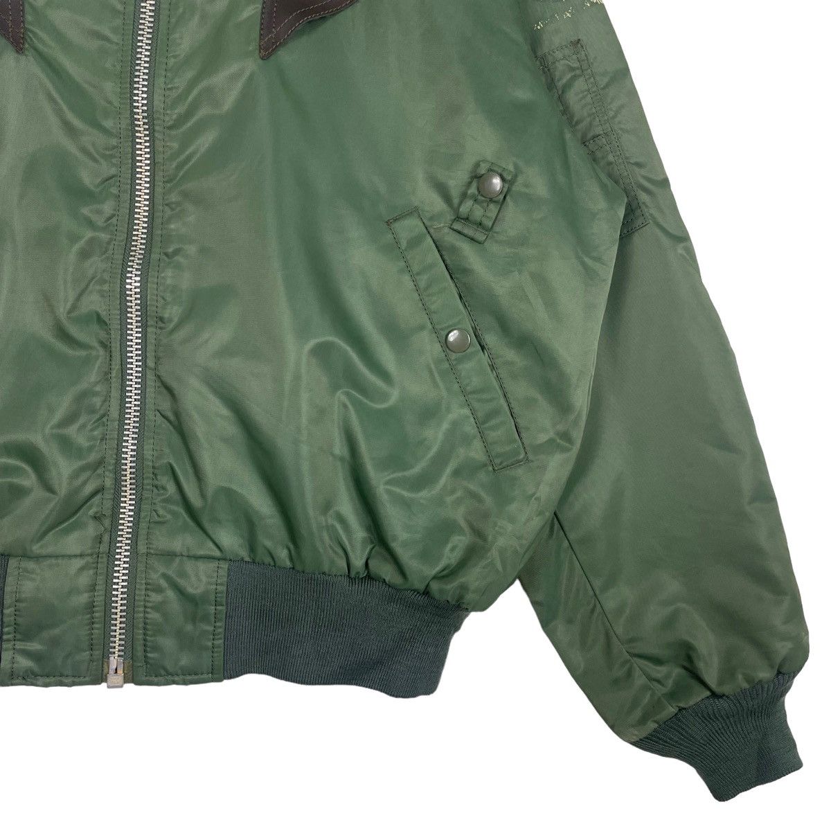 Other 💥90s ARMY PARACHUTE AIR FORCE RIOT BOMBER JACKET Size US L / EU 52-54 / 3 - 6 Thumbnail