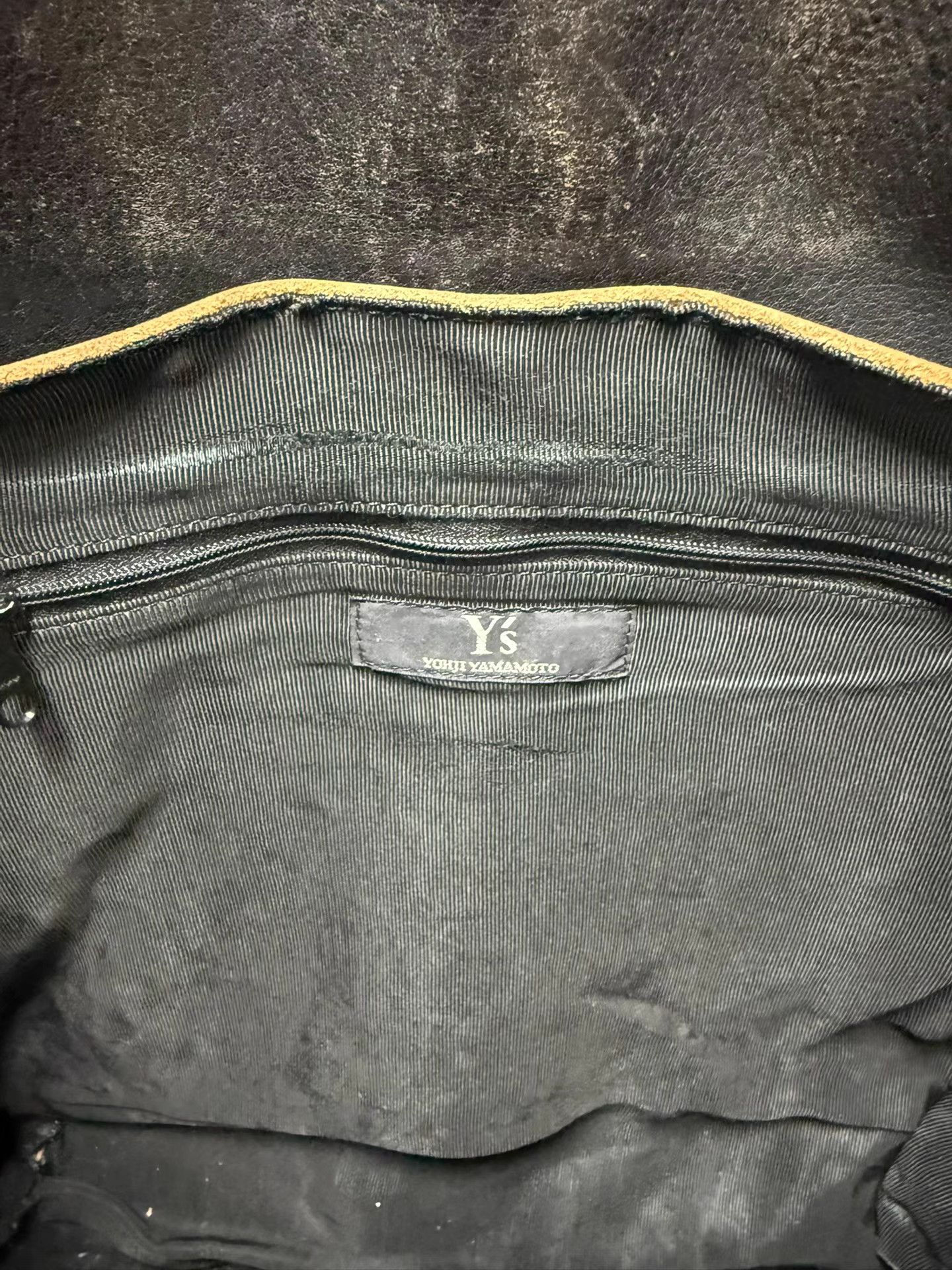 Yohji Yamamoto yohji yamamoto y's for men Thick Leather Messenger Bag K20 Size ONE SIZE - 5 Thumbnail