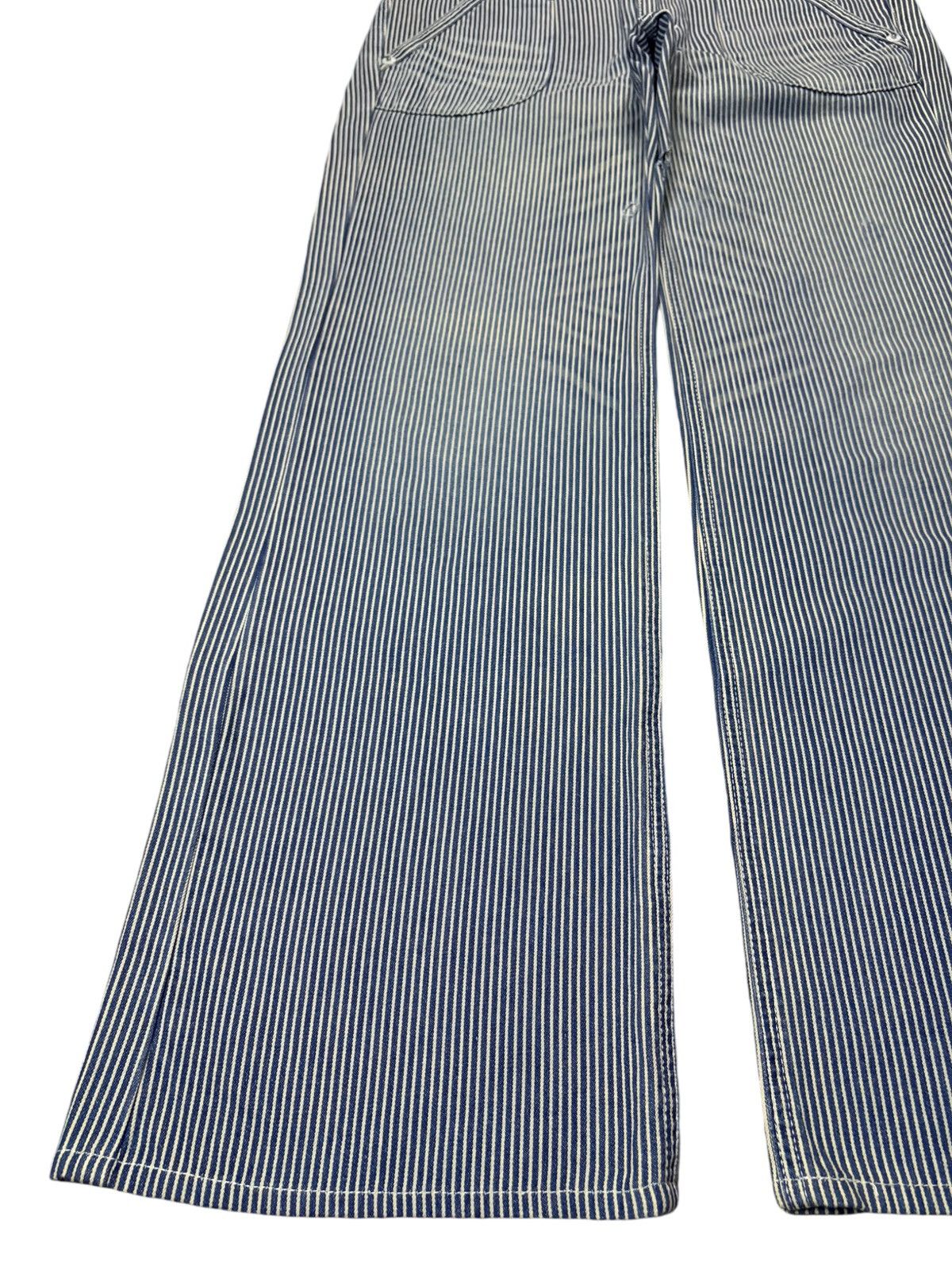 Wrangler Vintage Wrangler Hickory Style Suspenders Flare Denim Size 33" - 7 Thumbnail