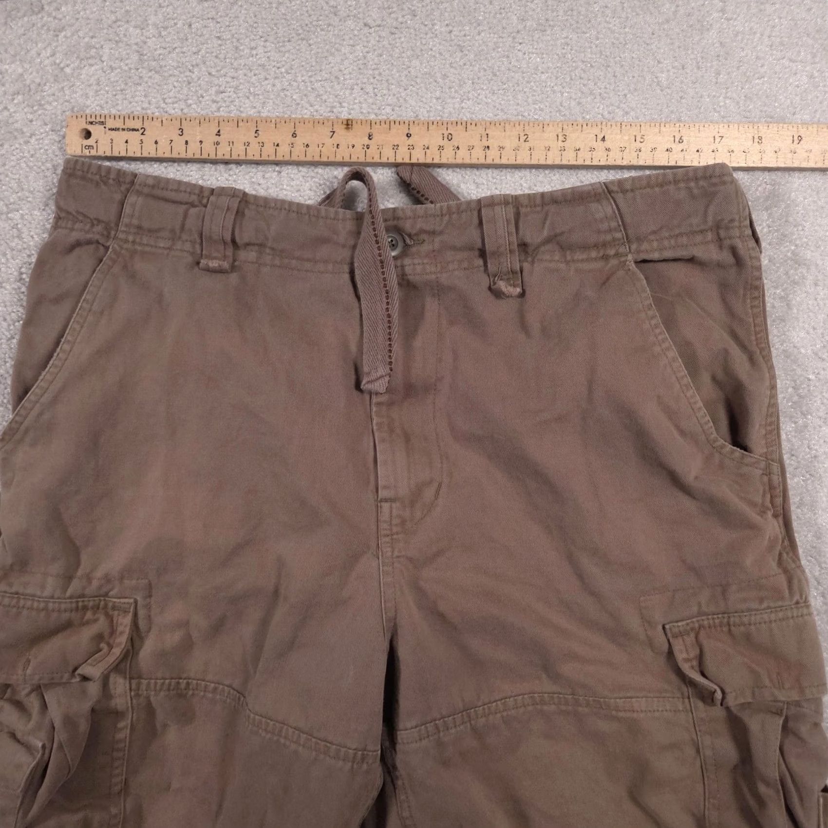 Vintage Steve & Barry's Cargo Shorts Mens 34 Classic Utility Pockets Outdoor Brown 100% cotton Casual Men Size US 34 / EU 50 - 7 Thumbnail