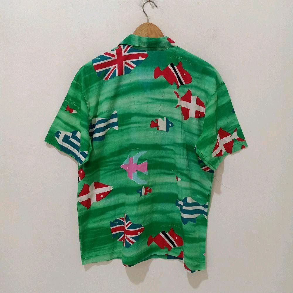 United Colors Of Benetton United Colors of Benetton Hawaiian Shirt Size US L / EU 52-54 / 3 - 2 Thumbnail