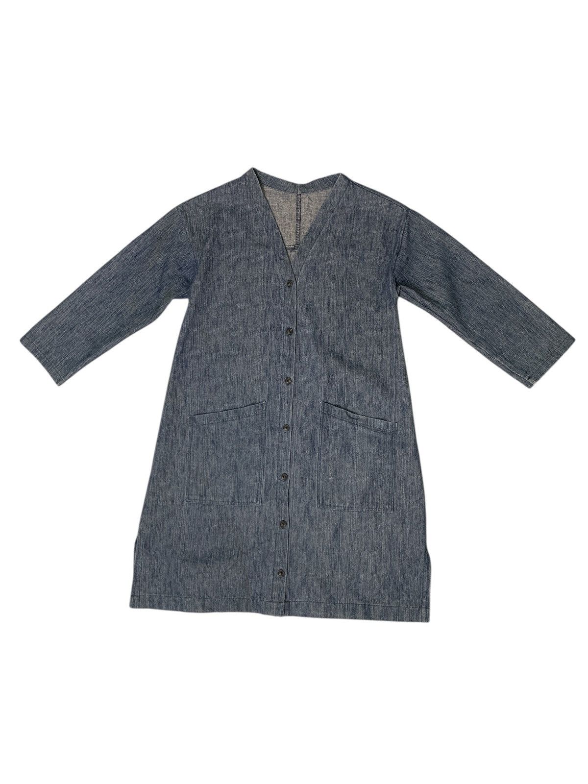 Other Rare Design Vintage Soft Denim Button Up Cardigans Size M / US 6-8 / IT 42-44 - 3 Thumbnail