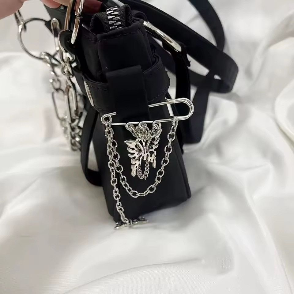 Other Gothic Punk Cross Black Mini Shoulder Chain Bag Size ONE SIZE - 5 Thumbnail