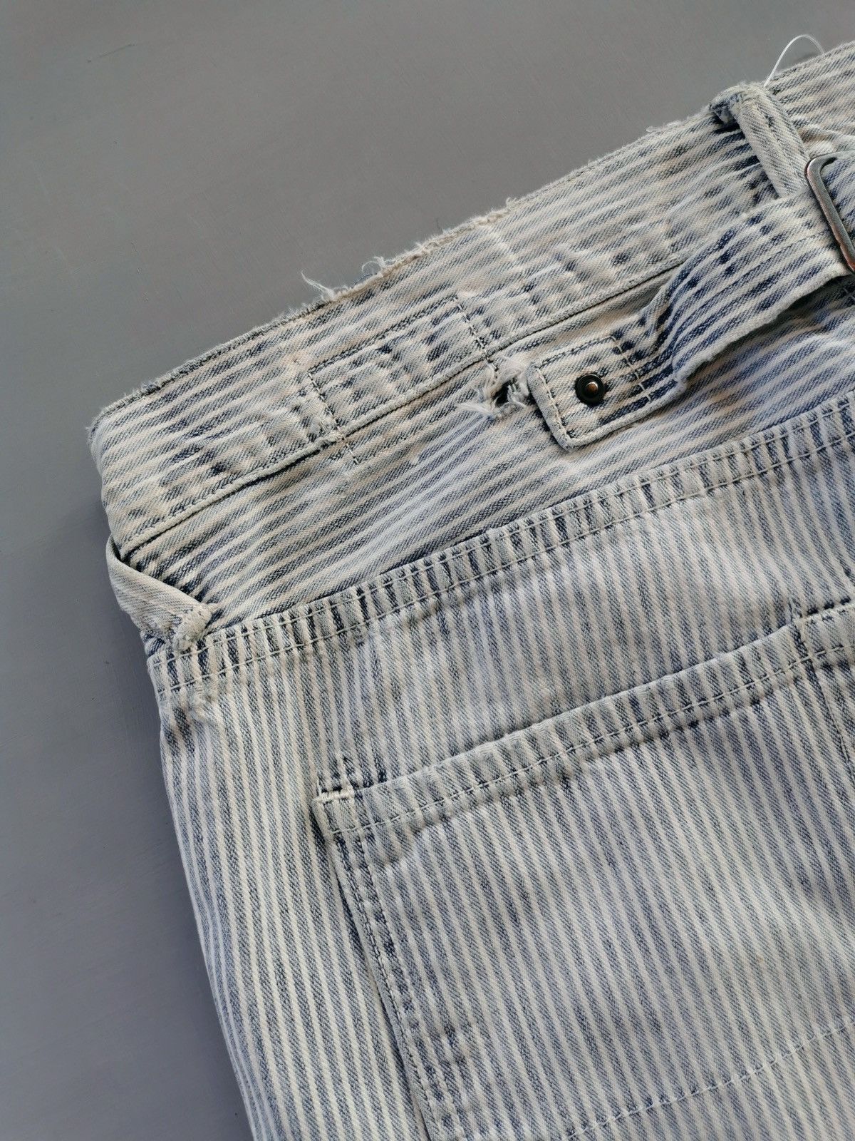 Gap Vintage Gap Stripe Distressed Denim Jeans Size US 34 / EU 50 - 11 Thumbnail