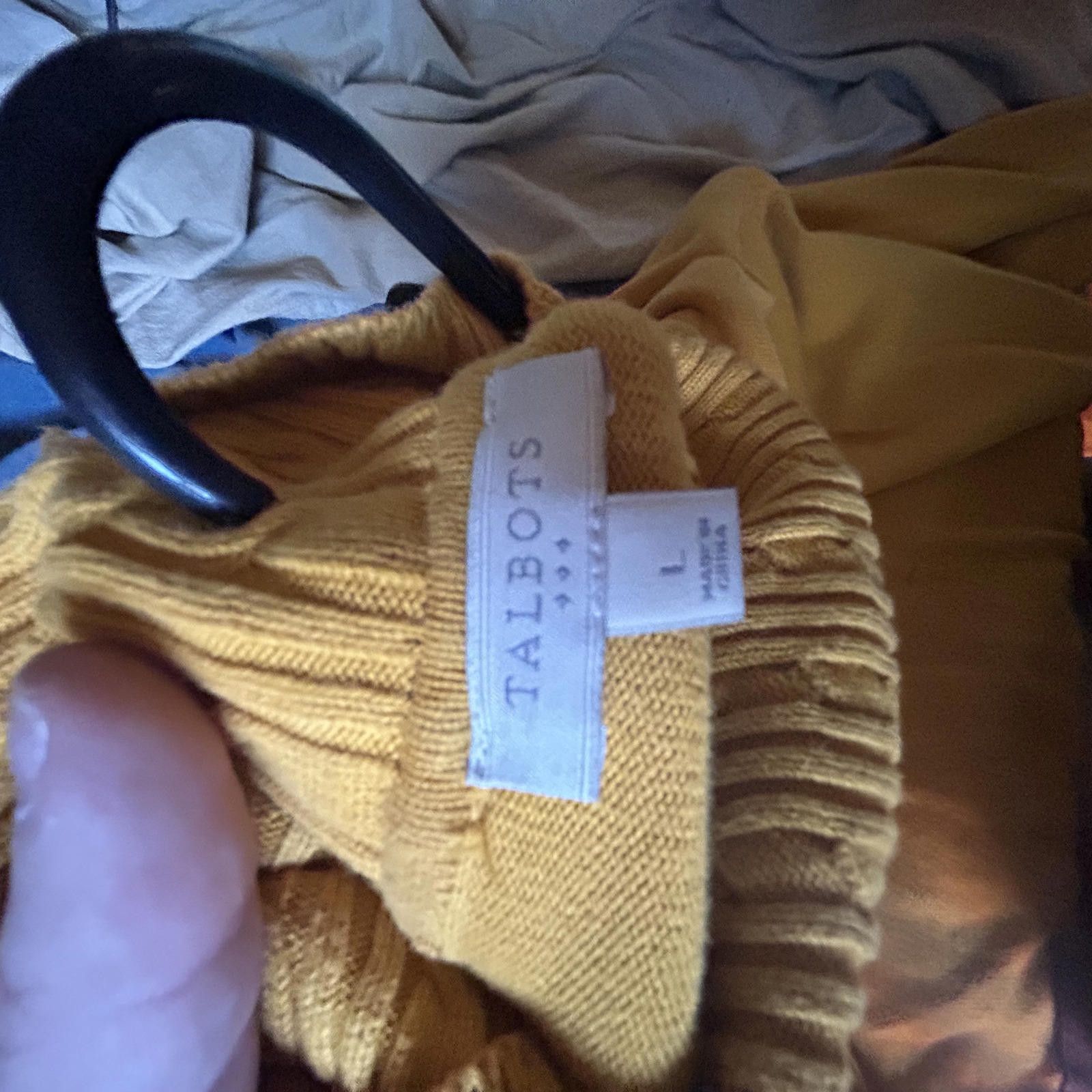 Other Sunny Yellow Talbots Turtleneck Sweater - Size Large Size L / US 10 / IT 46 - 3 Thumbnail