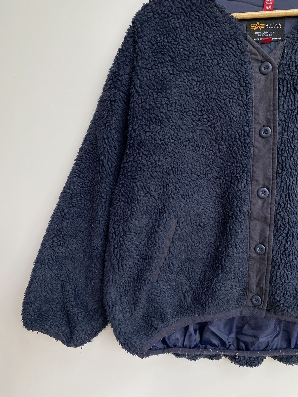 Alpha Industries × Vintage ✅️Vtg Alpha Industries Sherpa Jacket Size US M / EU 48-50 / 2 - 4 Thumbnail