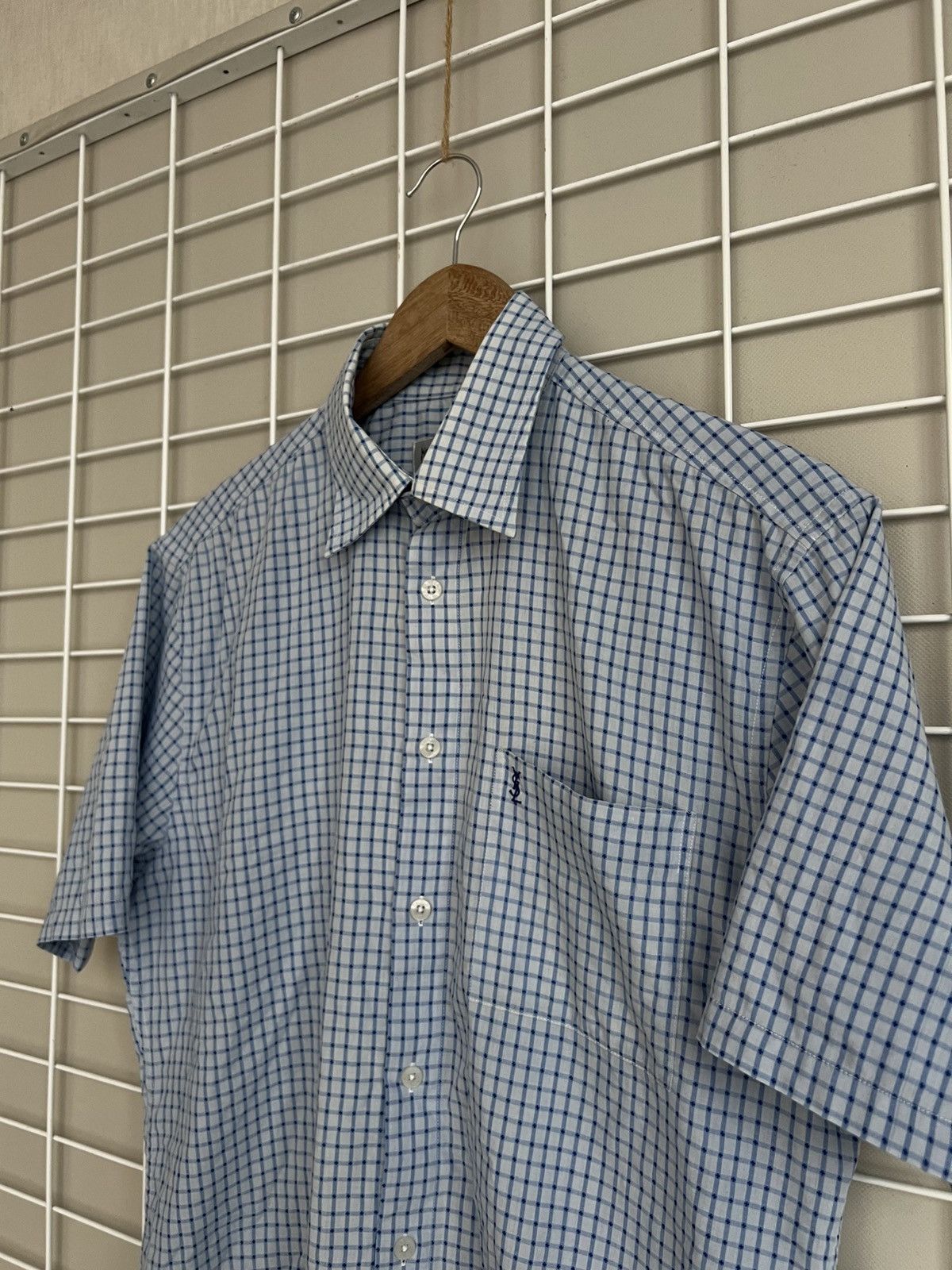 Yves Saint Laurent Yves Saint Laurent Checked Button Shirt Mens Size M YSL Size US M / EU 48-50 / 2 - 4 Thumbnail