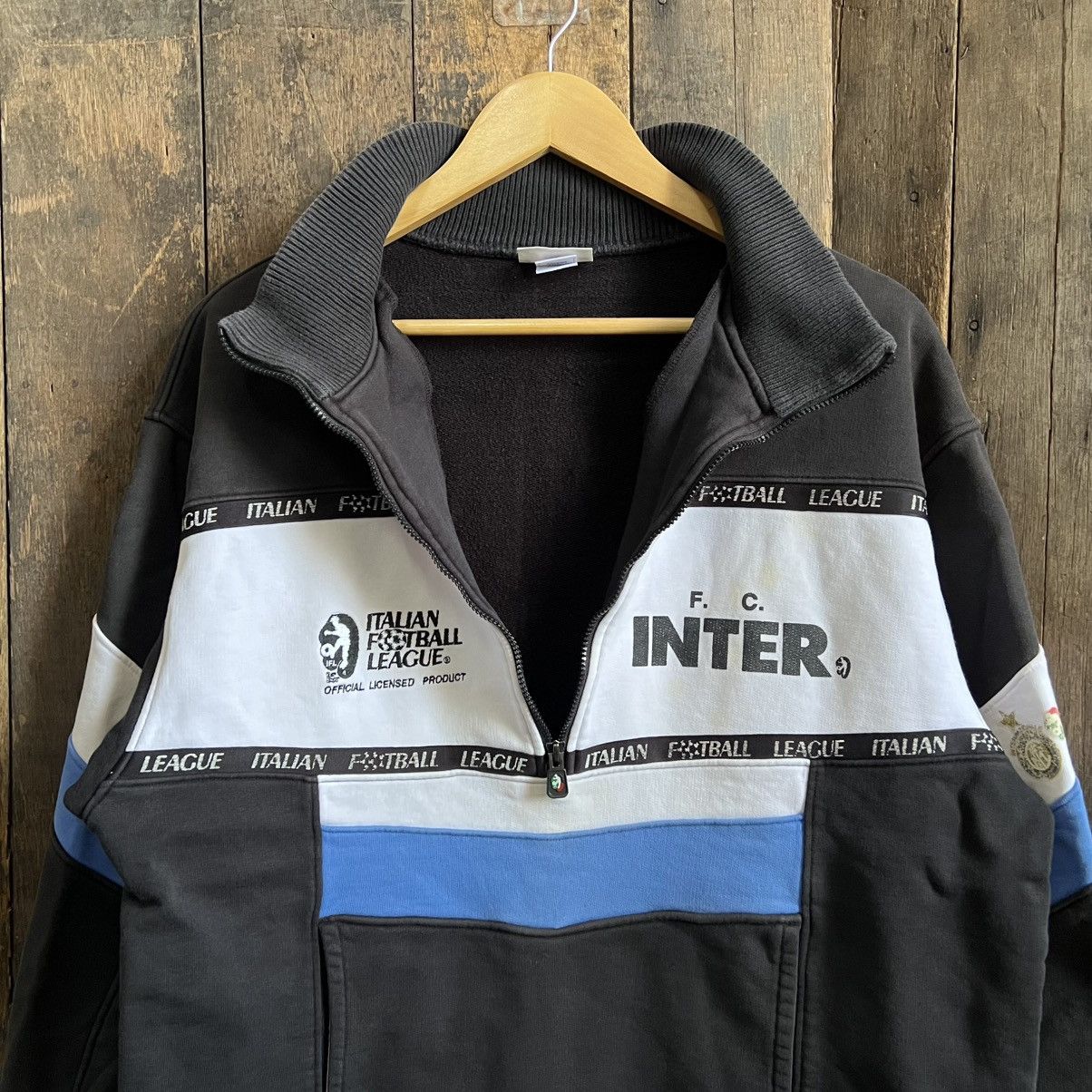 Vintage Inter F.C Italian Football League Pullover Sweatshirt Size US M / EU 48-50 / 2 - 5 Thumbnail