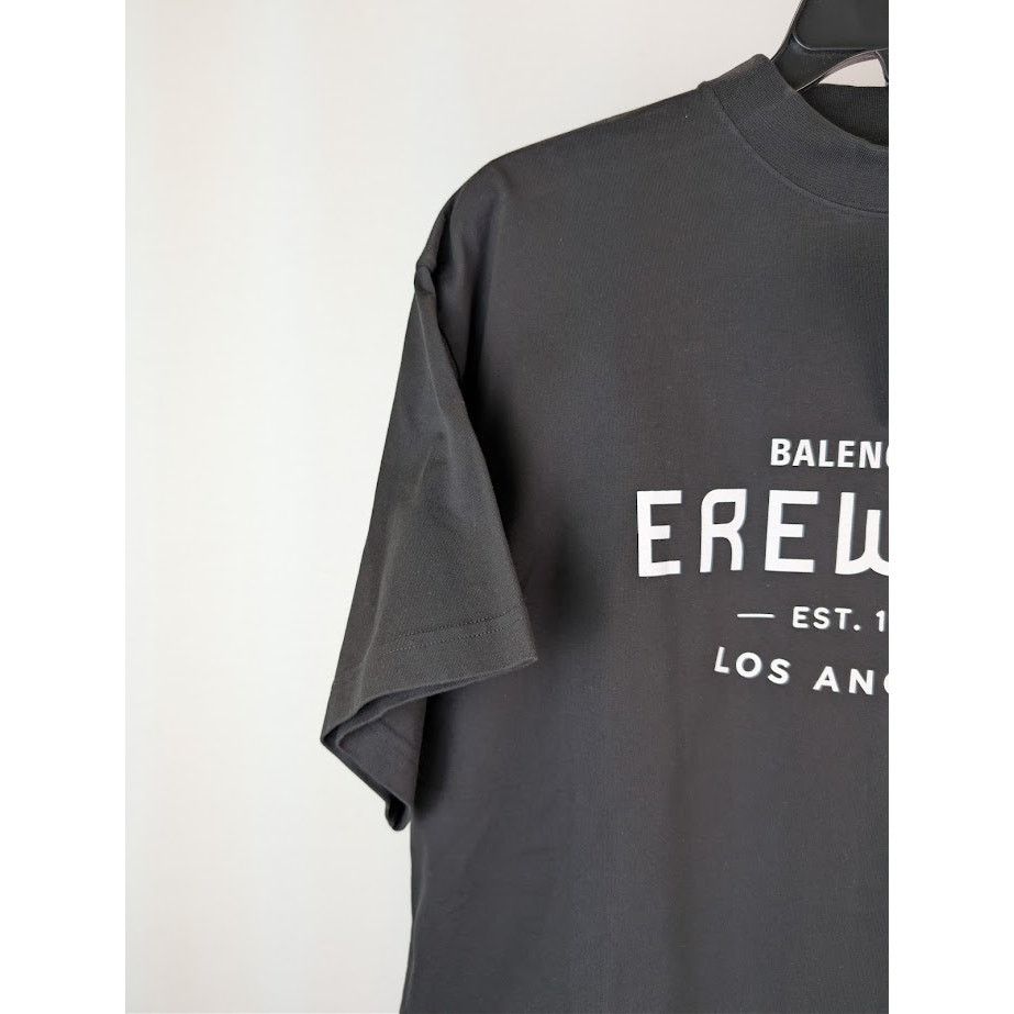 Balenciaga o1rshd1 Q:2 / Erewhon Collab Vintage Jersey T-Shirt in Black Size US M / EU 48-50 / 2 - 6 Thumbnail