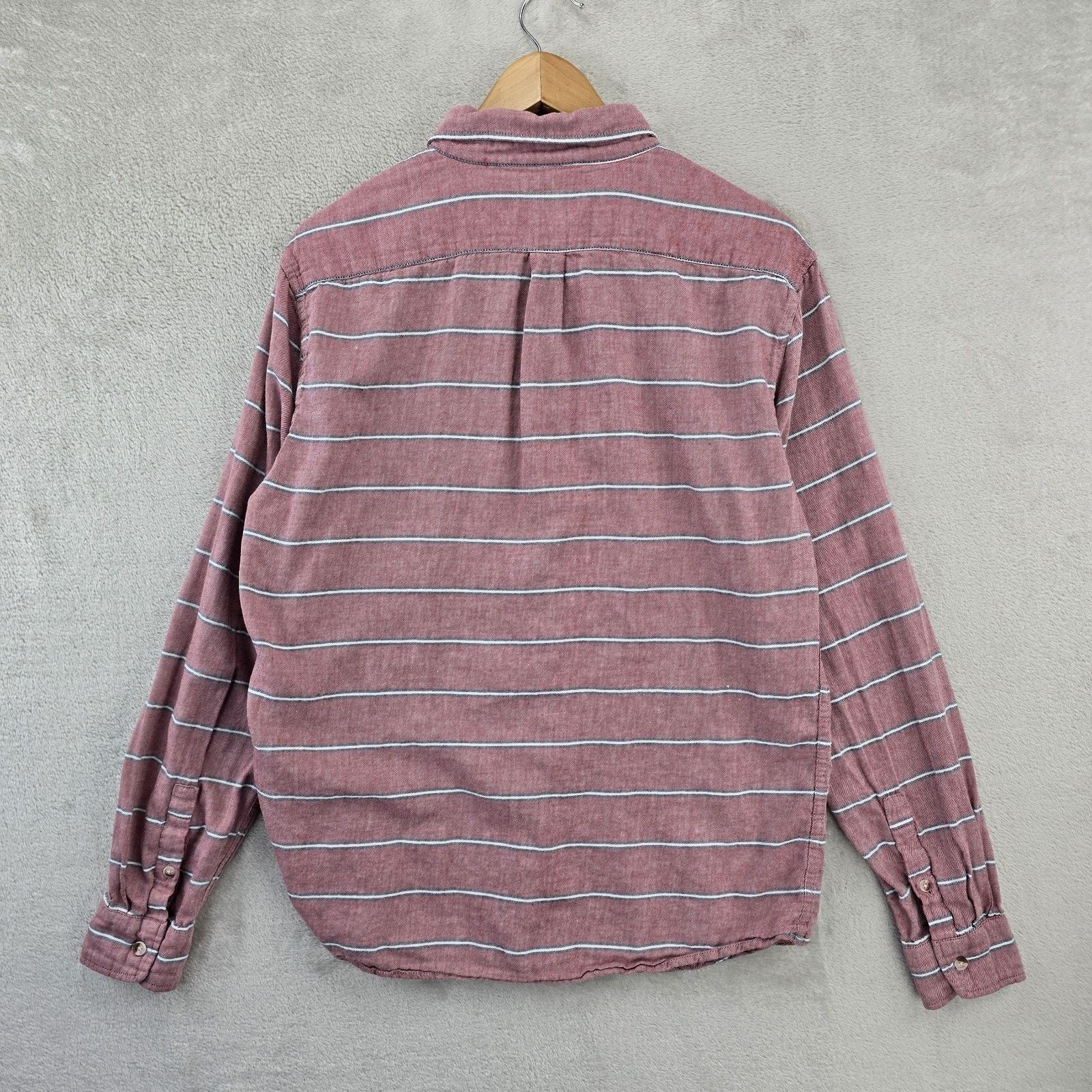 Marine Layer Marine Layer Alemany Striped Button Up Shirt Marge Red Size US L / EU 52-54 / 3 - 8 Thumbnail