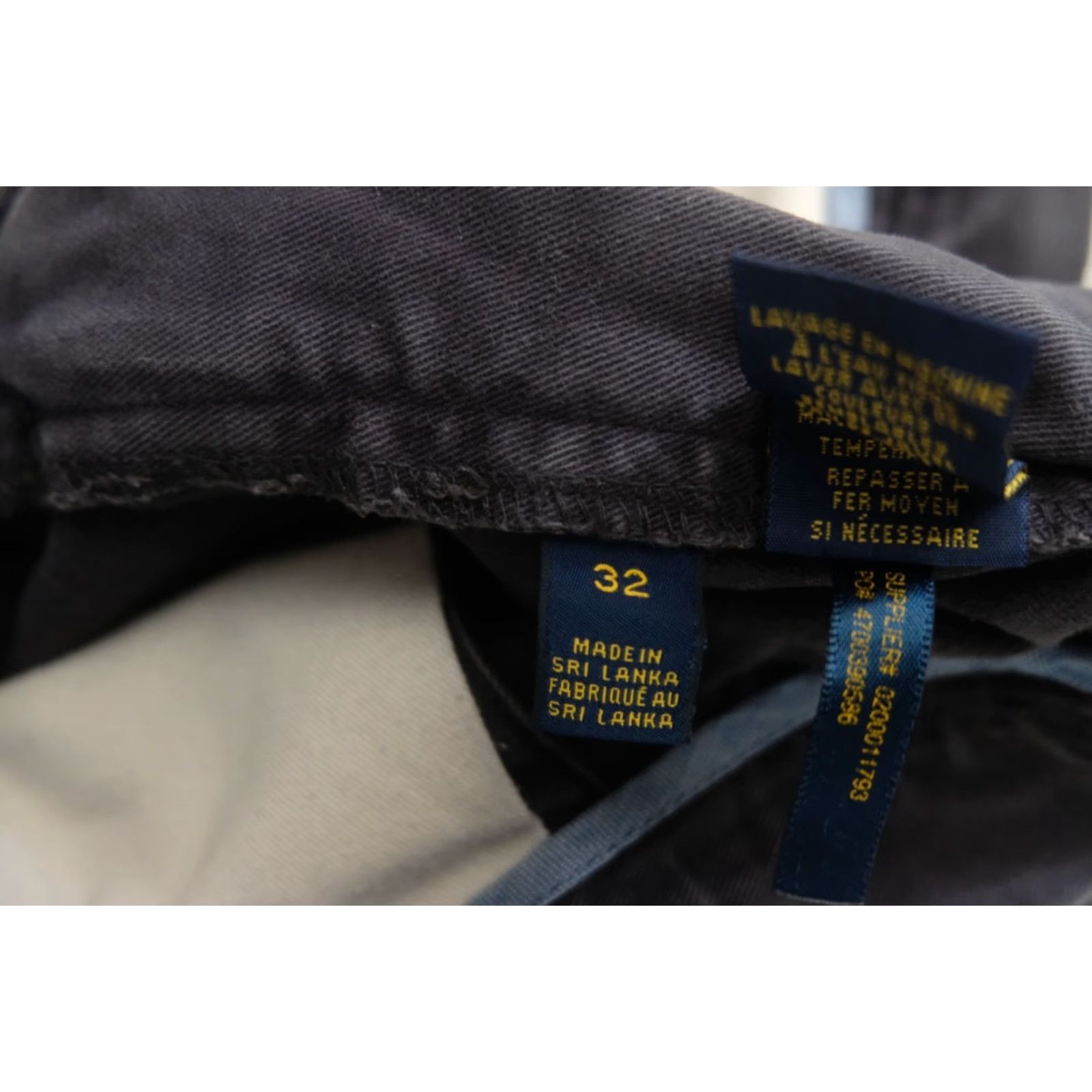 Polo Ralph Lauren RALPH LAUREN POLO VTG 90s Y2K CLASSIC FIT BLUE COTTON CHINO 9" SHORTS MEN SZ 32 Size US XS / EU 42 / 0 - 5 Thumbnail