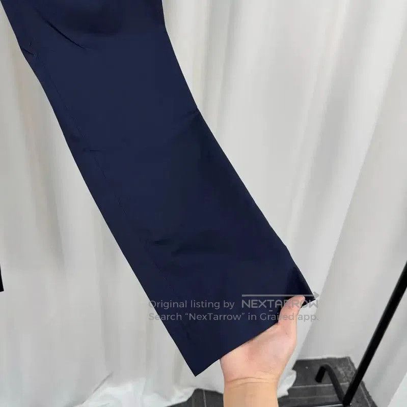 Burberry Burberry Navy Cotton Check Casual Pants. Size US 32 / EU 48 - 4 Thumbnail