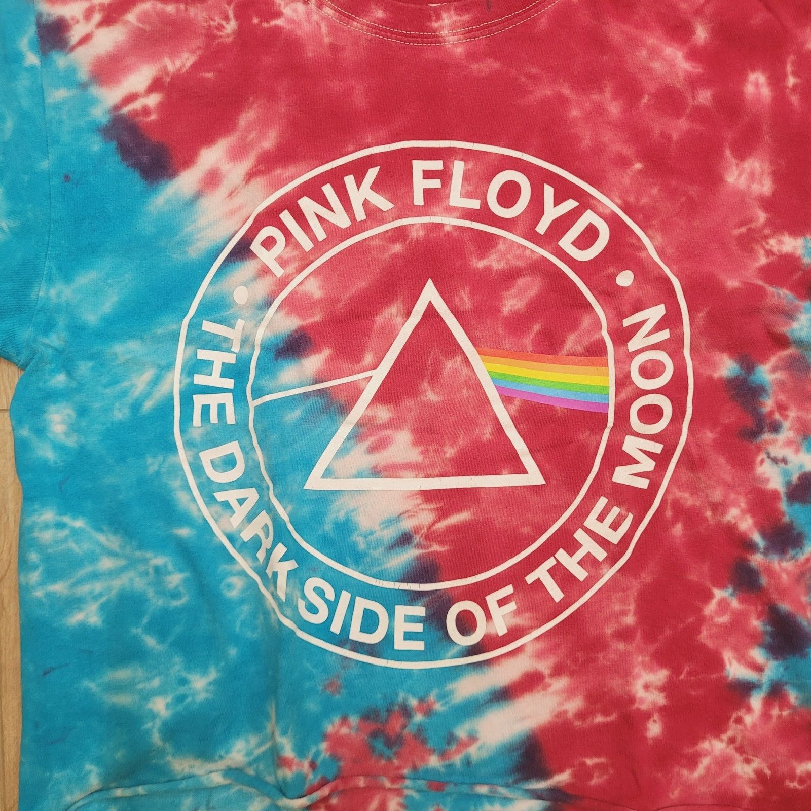Pink Floyd Pink Floyd Shirt Tie-Dye Cropped Womens M L Band Tee Size M / US 6-8 / IT 42-44 - 2 Thumbnail
