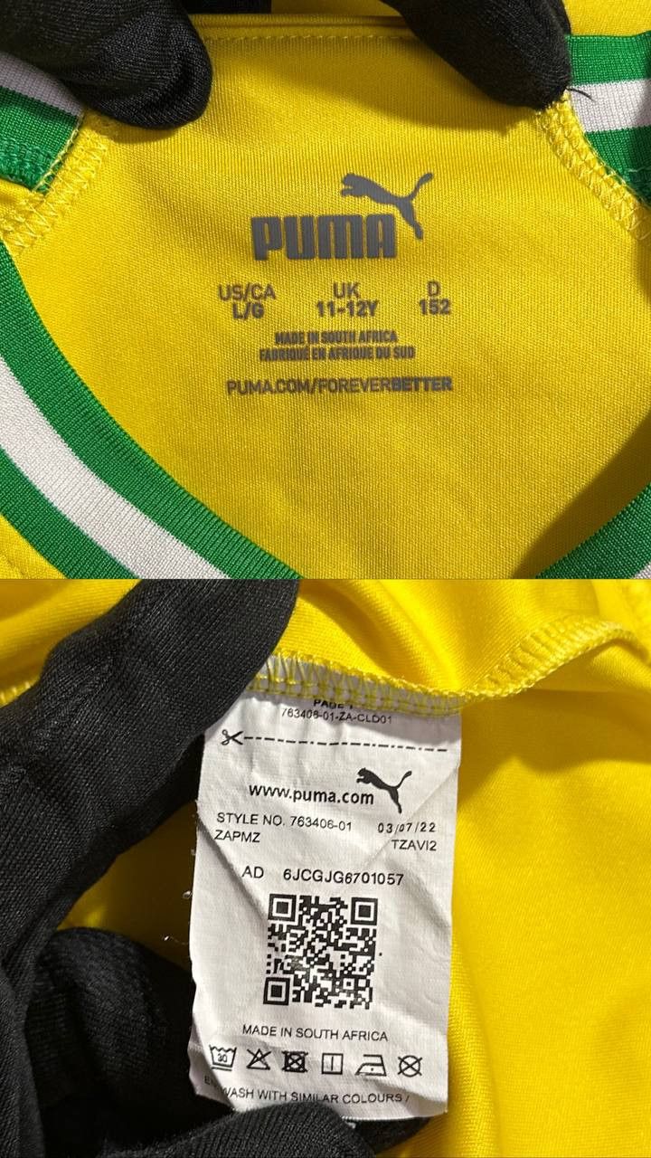Puma Mamelodi Sundowns home 2022/23 Puma Football Shirt Jersey Size US XS / EU 42 / 0 - 9 Thumbnail