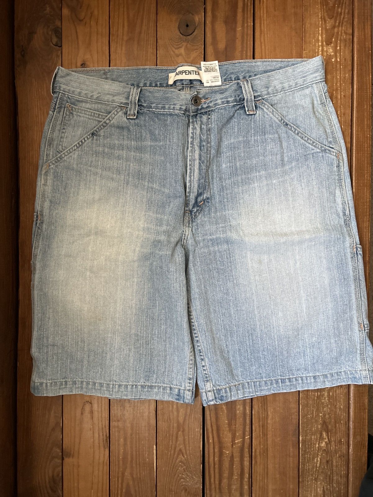 Levi's × Vintage Vintage Y2K Levi’s Baggy Blue Denim Jean Shorts Size US 38 / EU 54 - 2 Thumbnail