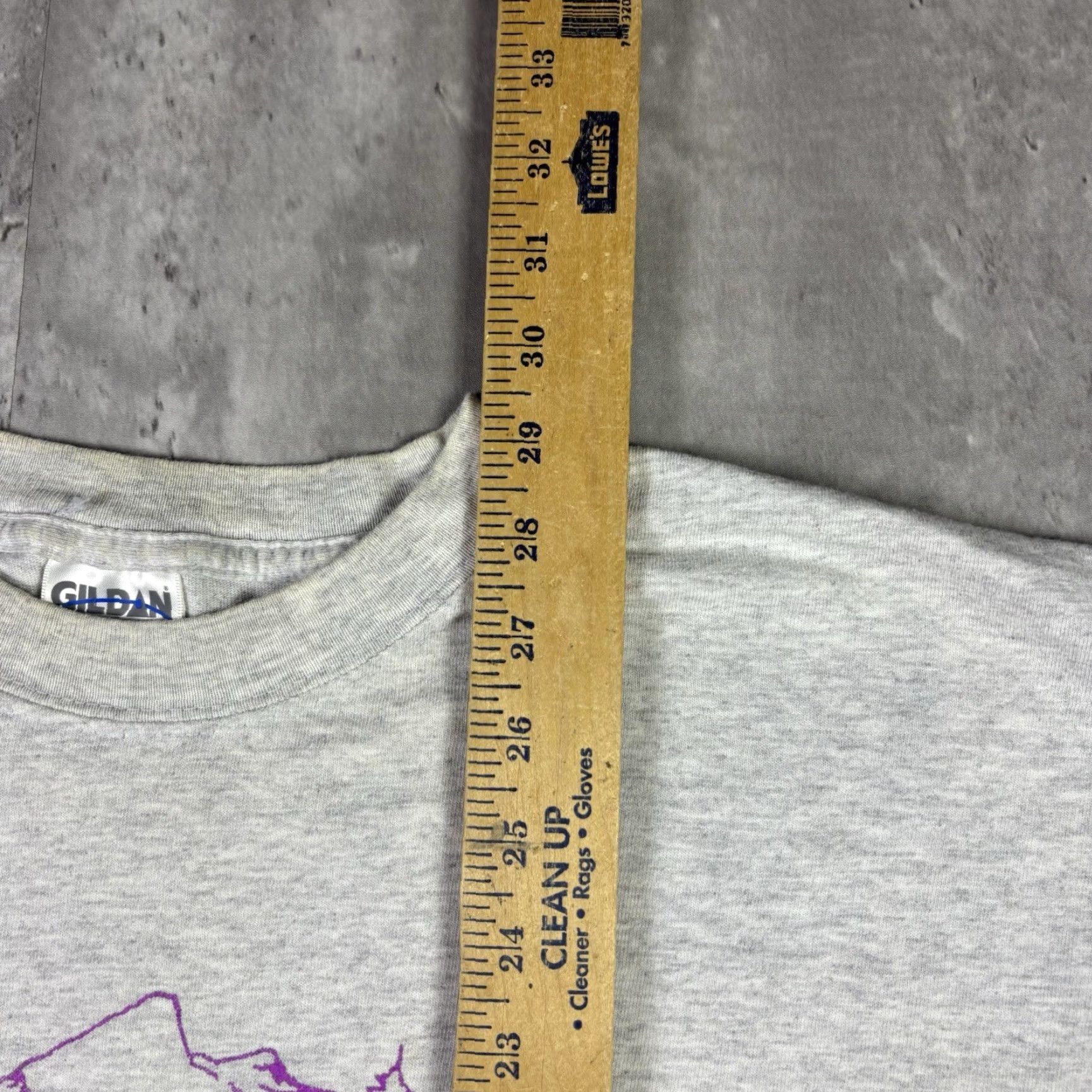 Gildan VINTAGE West Virginia T Shirt Mountain Art Outdoors Adult XL Gray 90s Gildan Cotton Crew Neck Short Sleeve Regular Mens Size US XL / EU 56 / 4 - 4 Thumbnail
