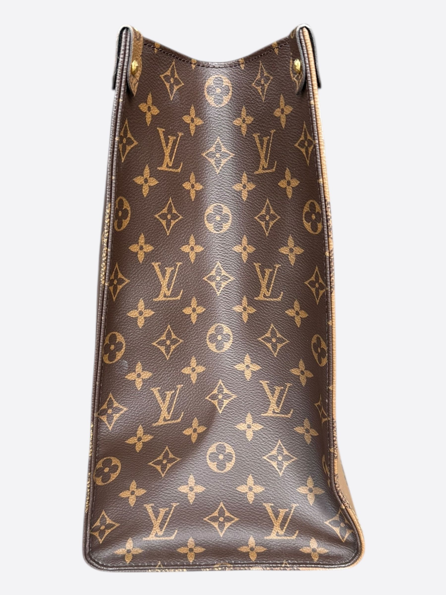Louis Vuitton Louis Vuitton Brown Reverse Monogram OnTheGo GM Size ONE SIZE - 4 Thumbnail