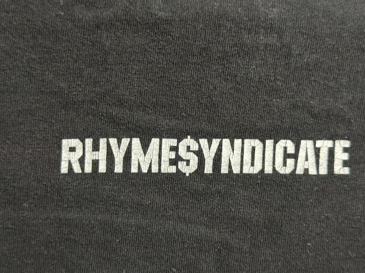 Rap Tees × Syndicate × Vintage Vintage Rhyme Syndicate Faded Tee Size US XL / EU 56 / 4 - 6 Thumbnail