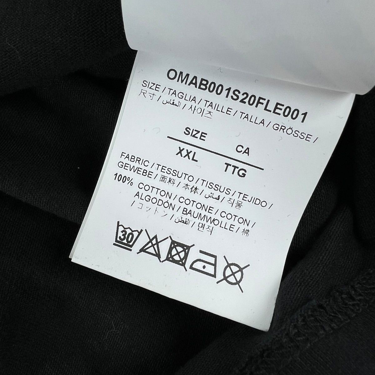 Off-White Off-White Grey Diagonal Long Sleeve T Shirt Size US XXL / EU 58 / 5 - 5 Thumbnail